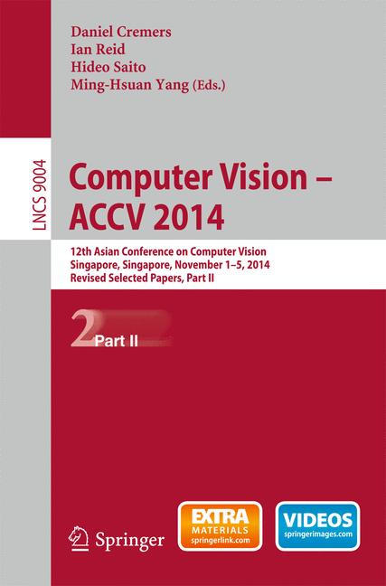 Cover of 'Computer Vision -- ACCV 2014'
