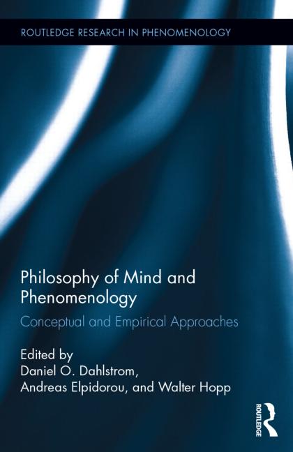 Cover of 'Philosophy of Mind and Phenomenology'