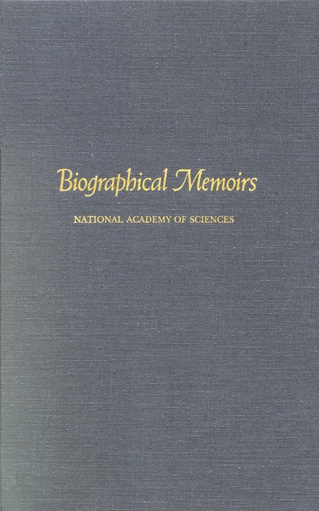 Cover of 'Biographical Memoirs'