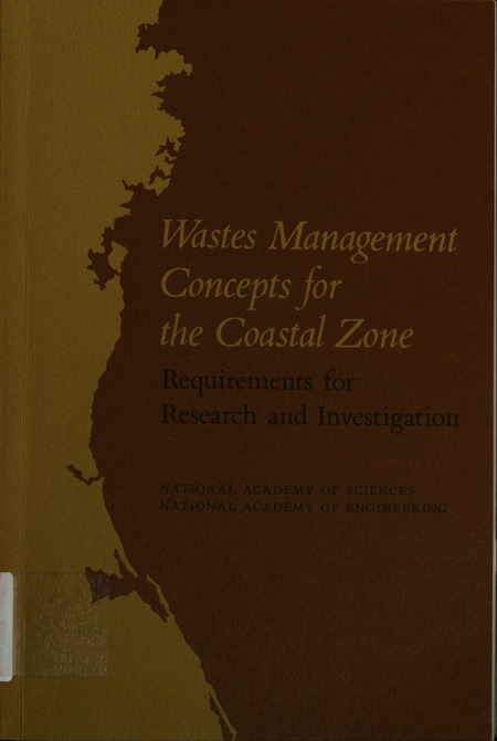 Cover of 'Wastes Management Concepts for the Coastal Zone'