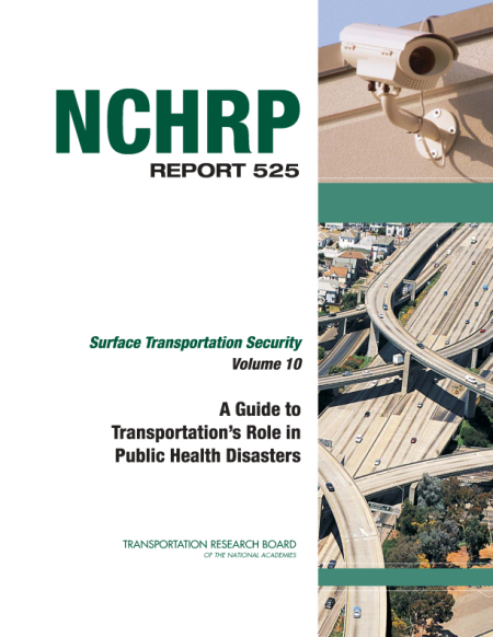Cover of 'A Guide to Transportation's Role in Public Health Disasters'