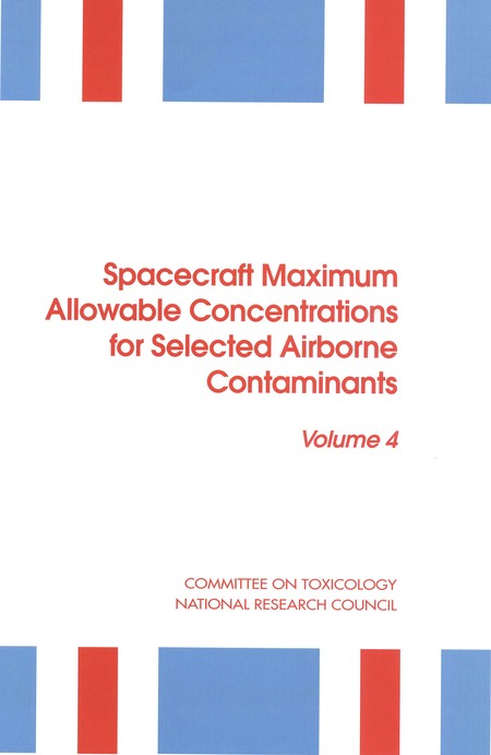 Cover of 'Spacecraft Maximum Allowable Concentrations for Selected Airborne Contaminants'