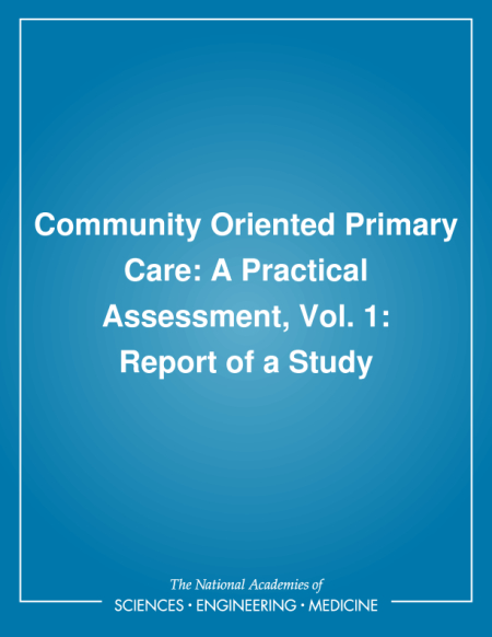 Cover of 'Community Oriented Primary Care'