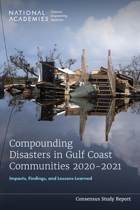 Cover of 'Compounding Disasters in Gulf Coast Communities 2020-2021'