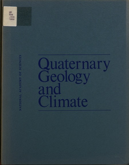 Cover of 'Quaternary Geology and Climate'