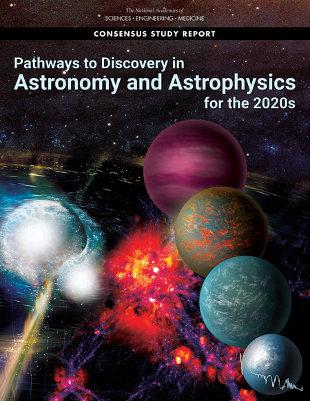Cover of 'Pathways to Discovery in Astronomy and Astrophysics for the 2020s'