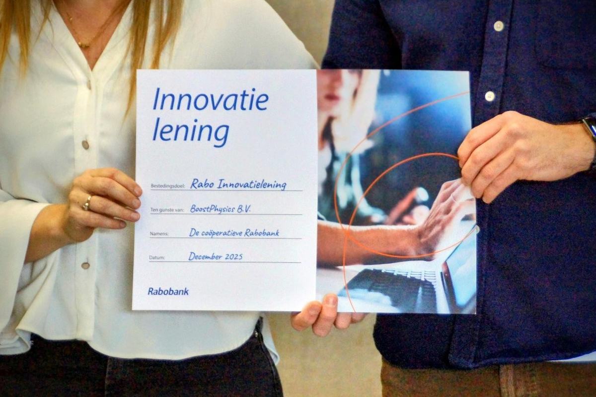 The Rabo Innovation Loan for BoostPhysics B.V. / Trailersync, December 2025.