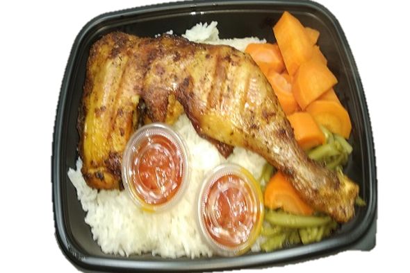 Menu Cuisse de poulet + Eau 50cl + Yaourt