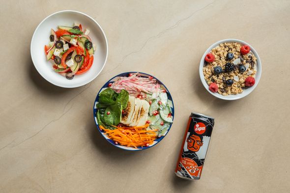 Formule : Entrée + Bowl + Boisson + Dessert 