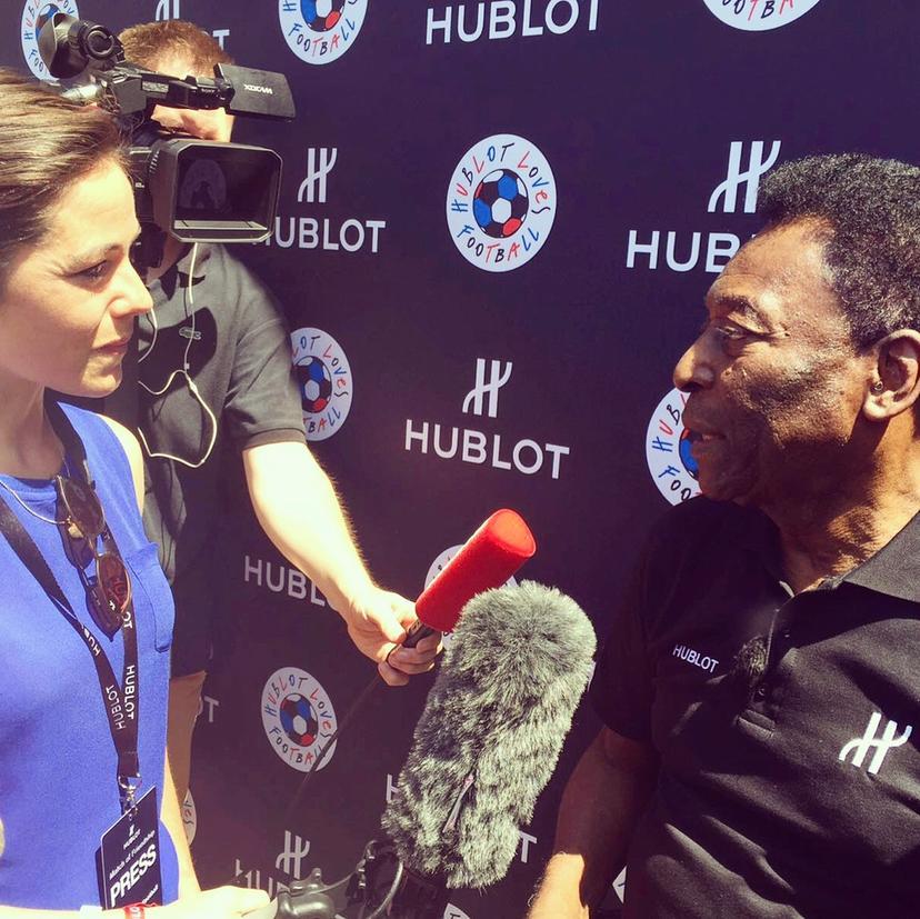 Eilidh Barbour with Pele