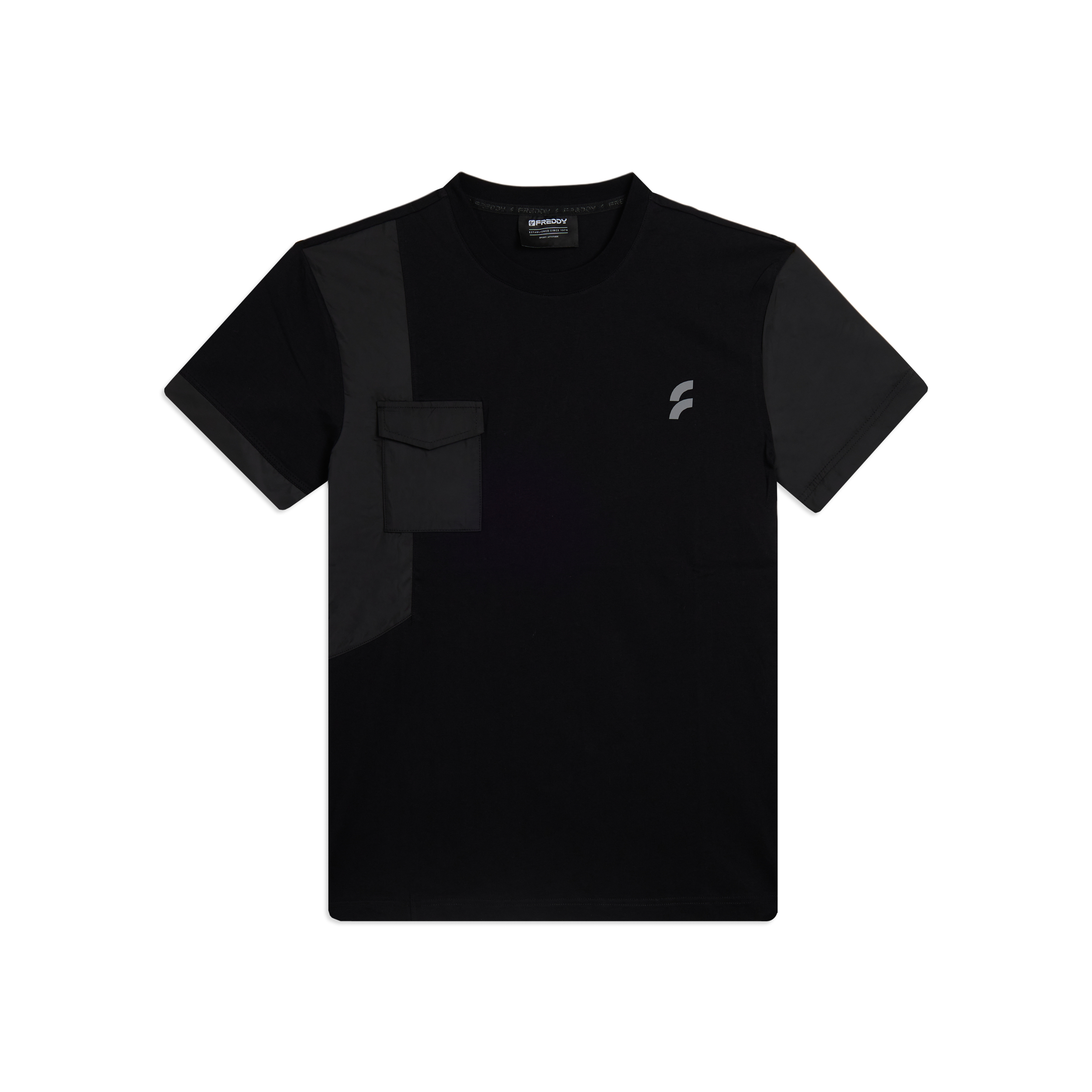 T-shirt Uomo Regular Fit con Taschino Tecnico