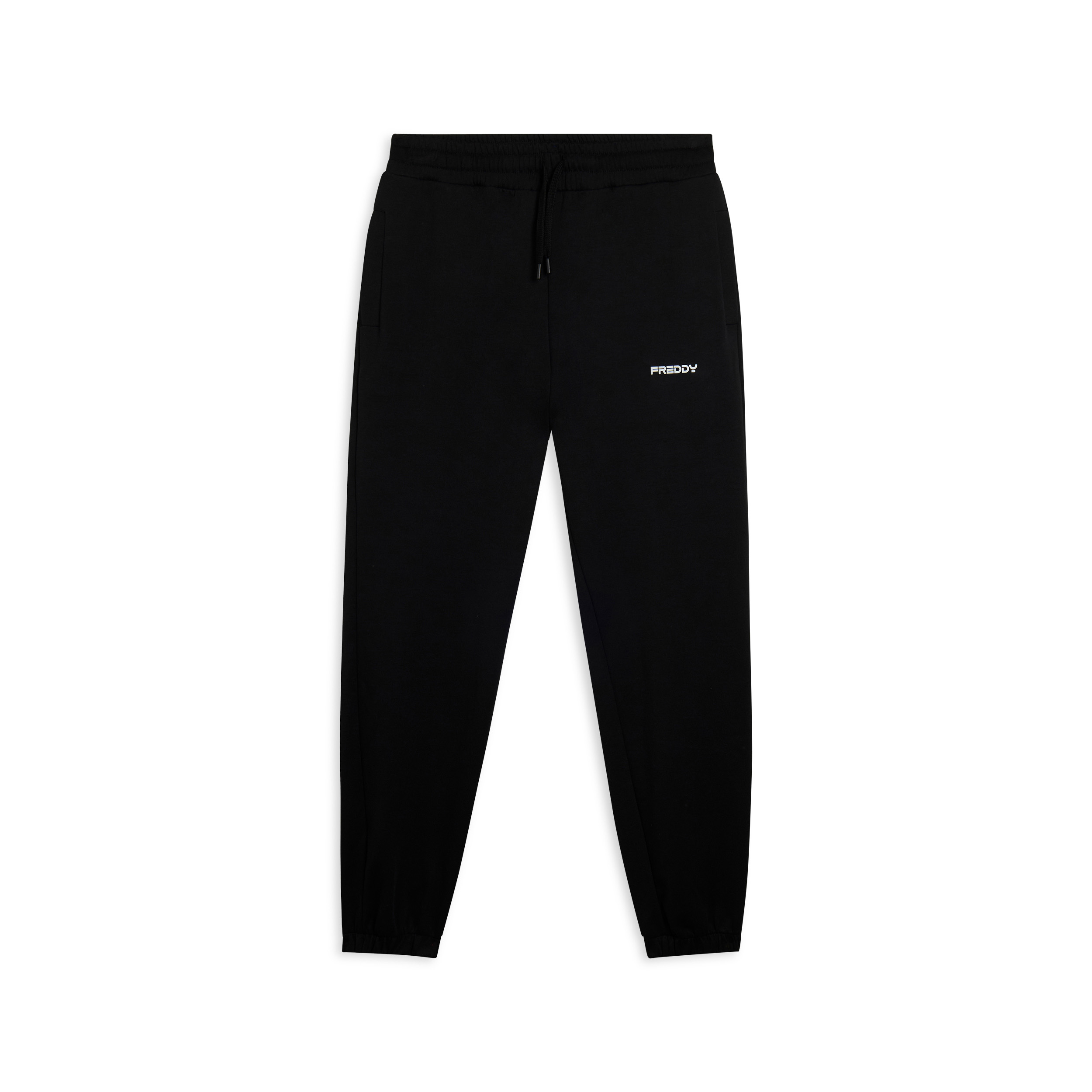 Pantaloni sportivi regular in interlock elasticizzato
