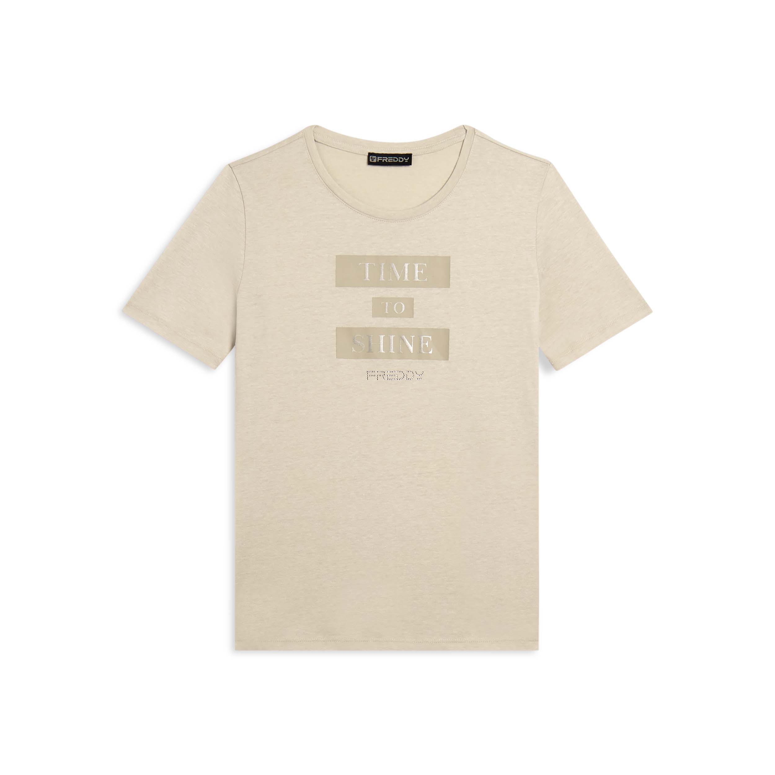 T-shirt da donna con grafica e slogan motivazionale