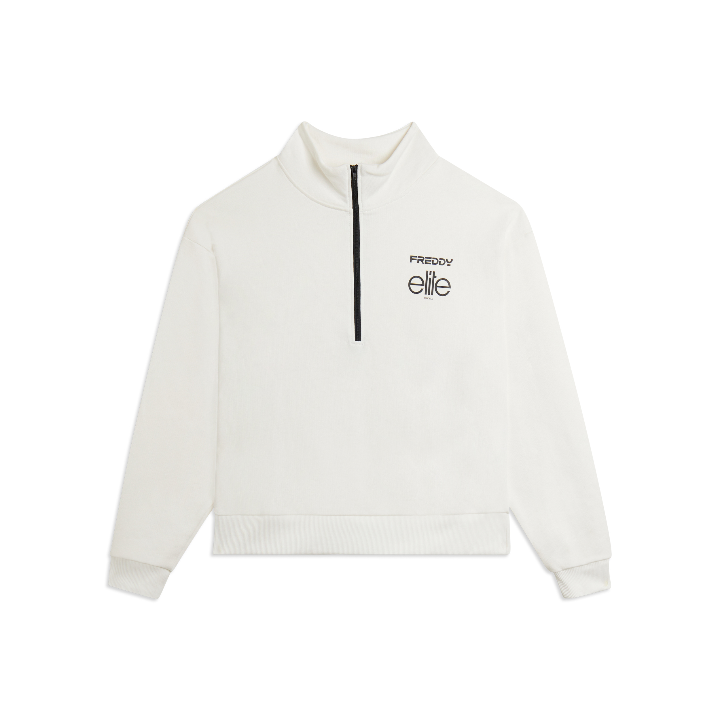 Felpa Comfort Fit Donna con Mezza Zip Freddy x ELITE