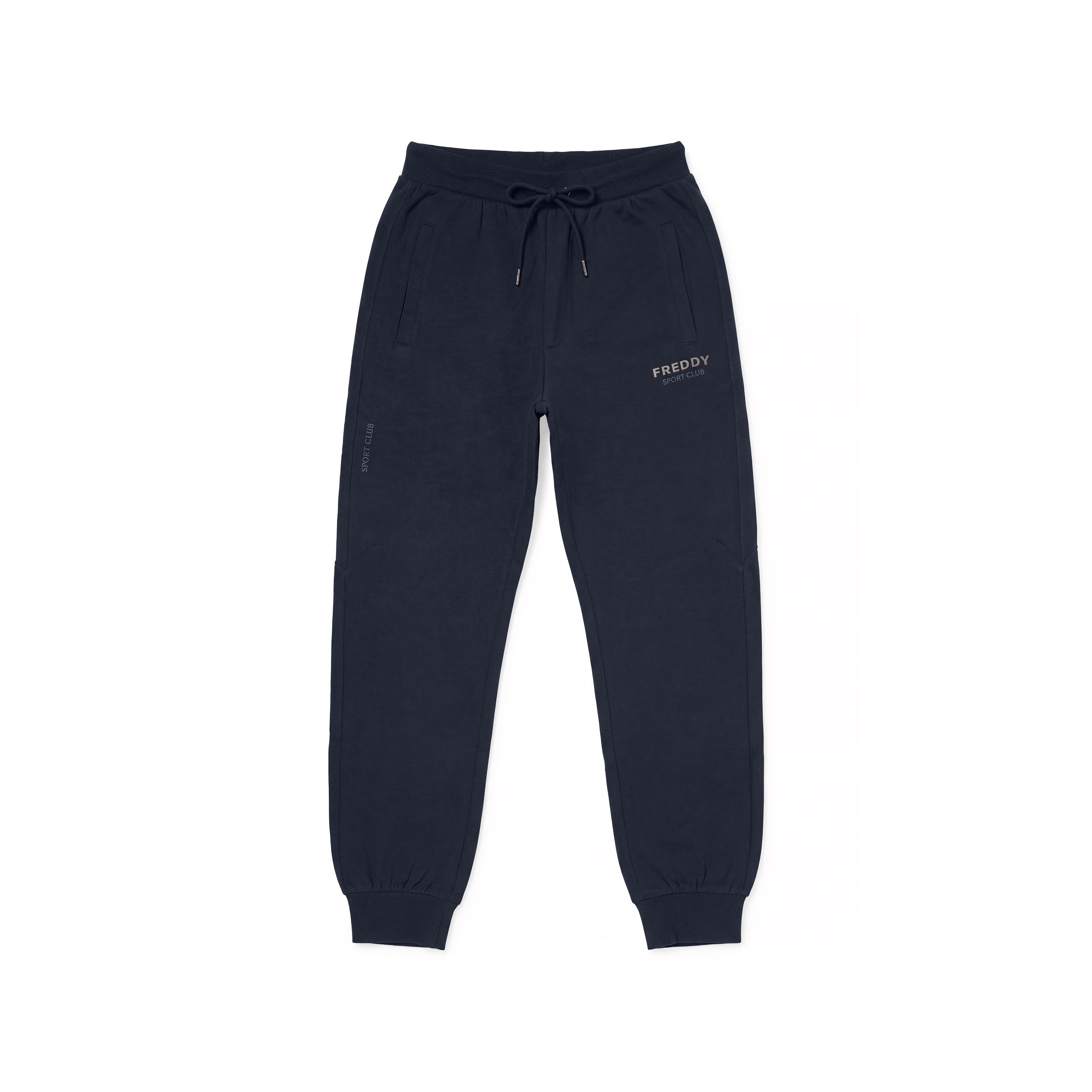 Pantaloni Uomo Regular Fit in Felpa Garzata con Pences