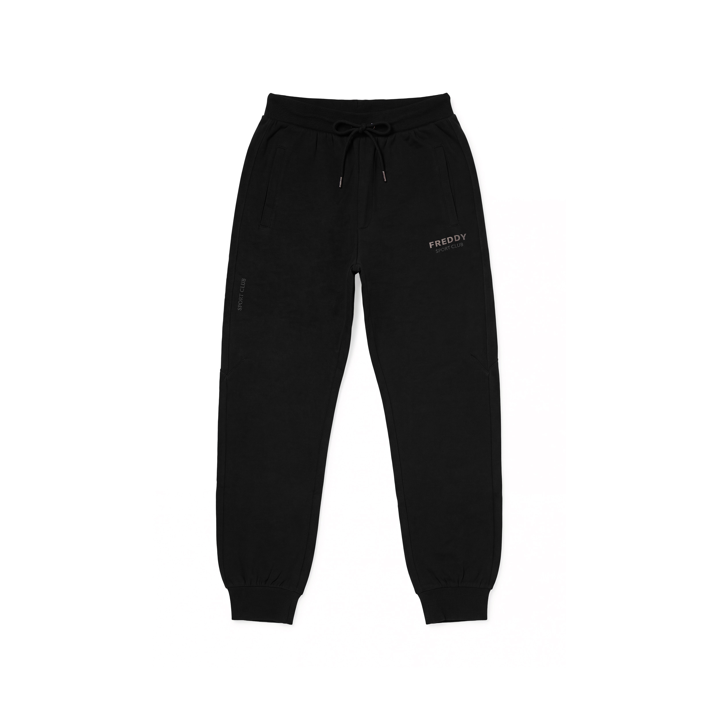 Pantaloni Uomo Regular Fit in Felpa Garzata con Pences