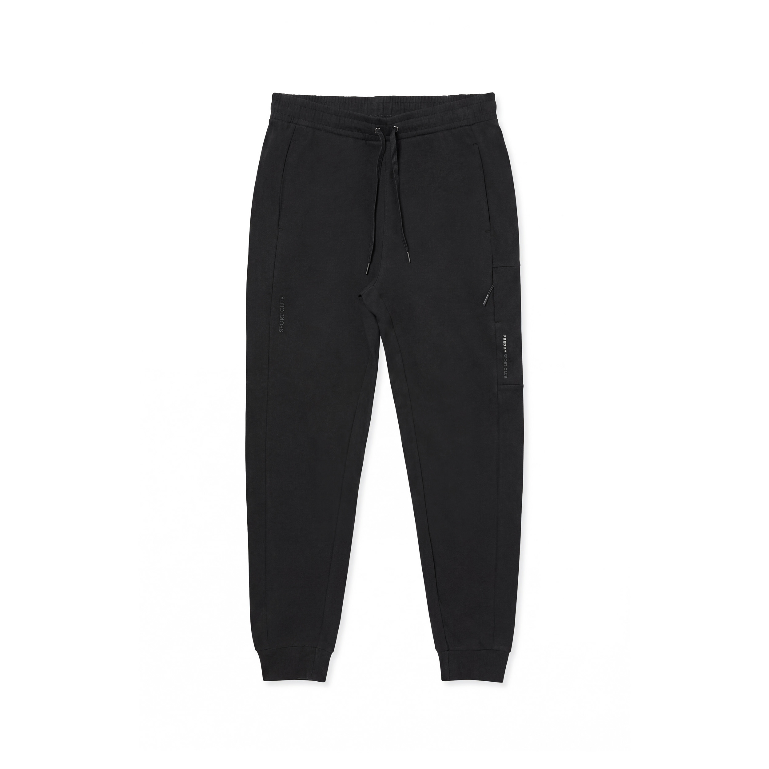 Pantaloni Uomo Regular con Polsino e Dettagli Two-Needle