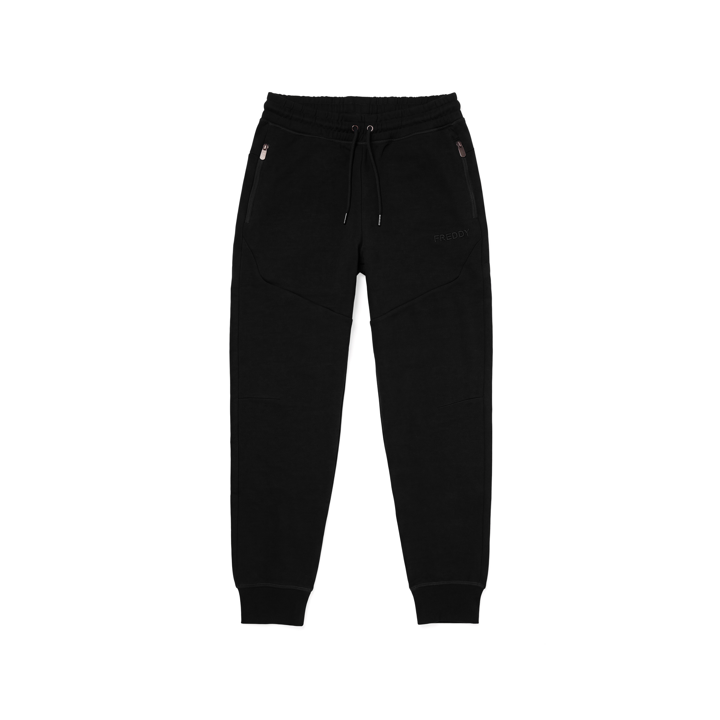 Pantaloni da Uomo Regular Fit in Felpa con Cuciture Tech