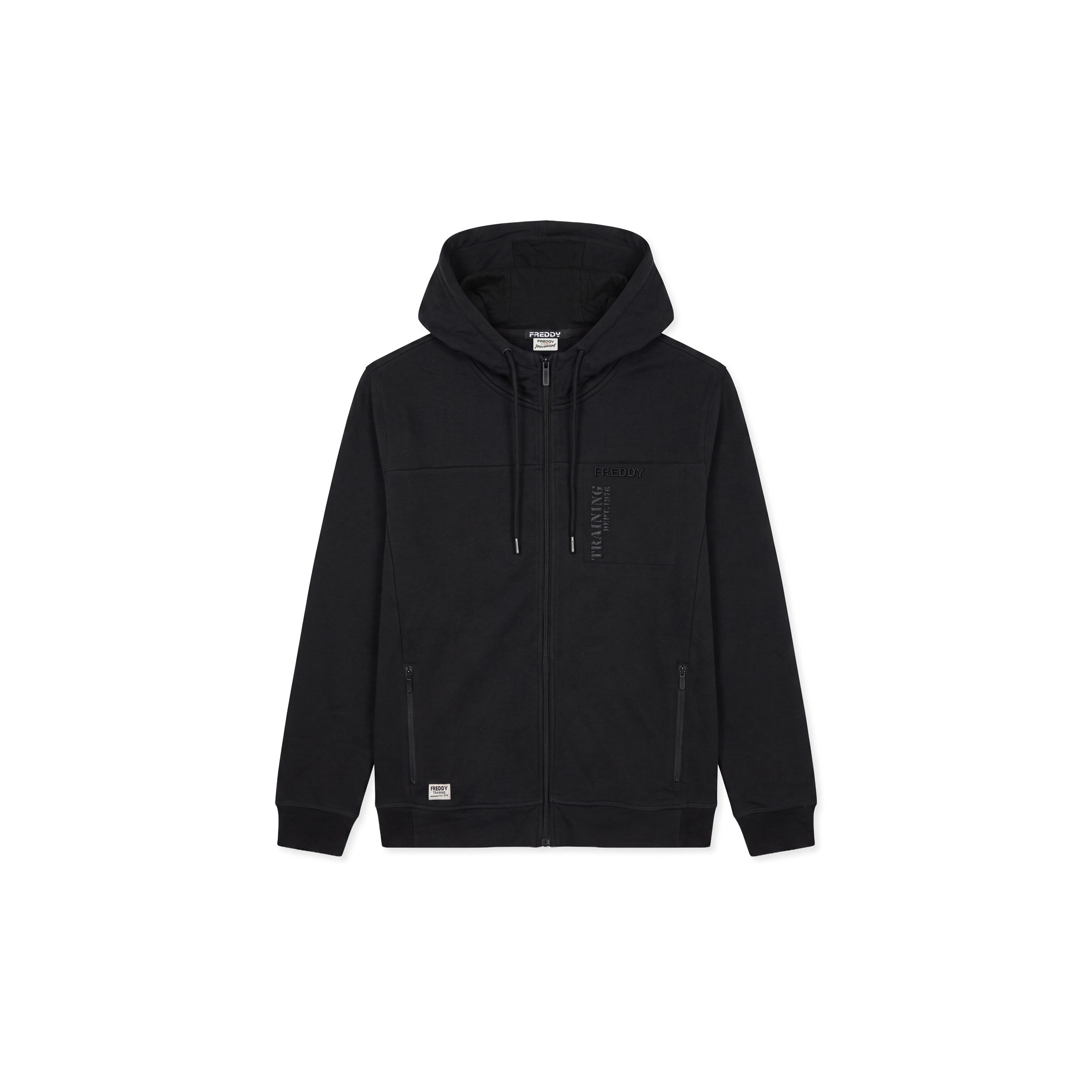 Felpa Sportiva da Uomo Regular Fit con Zip e Cappuccio