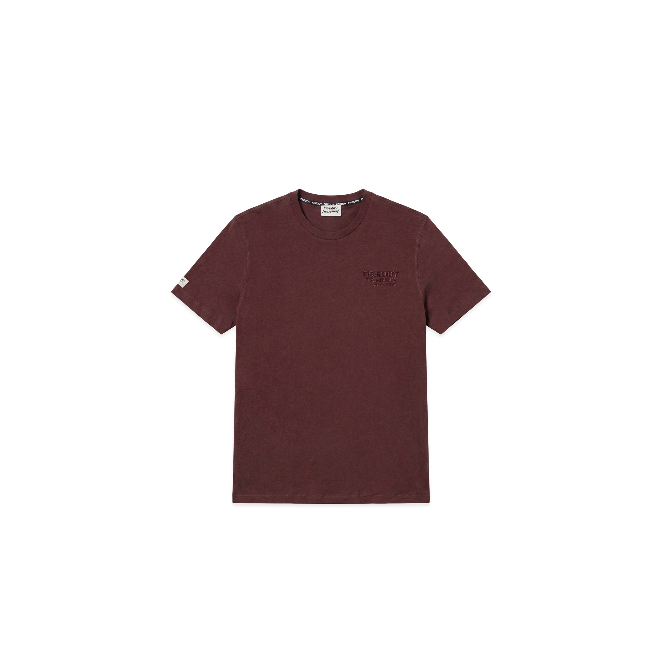 T-shirt da Uomo Regular Fit in Jersey di Cotone