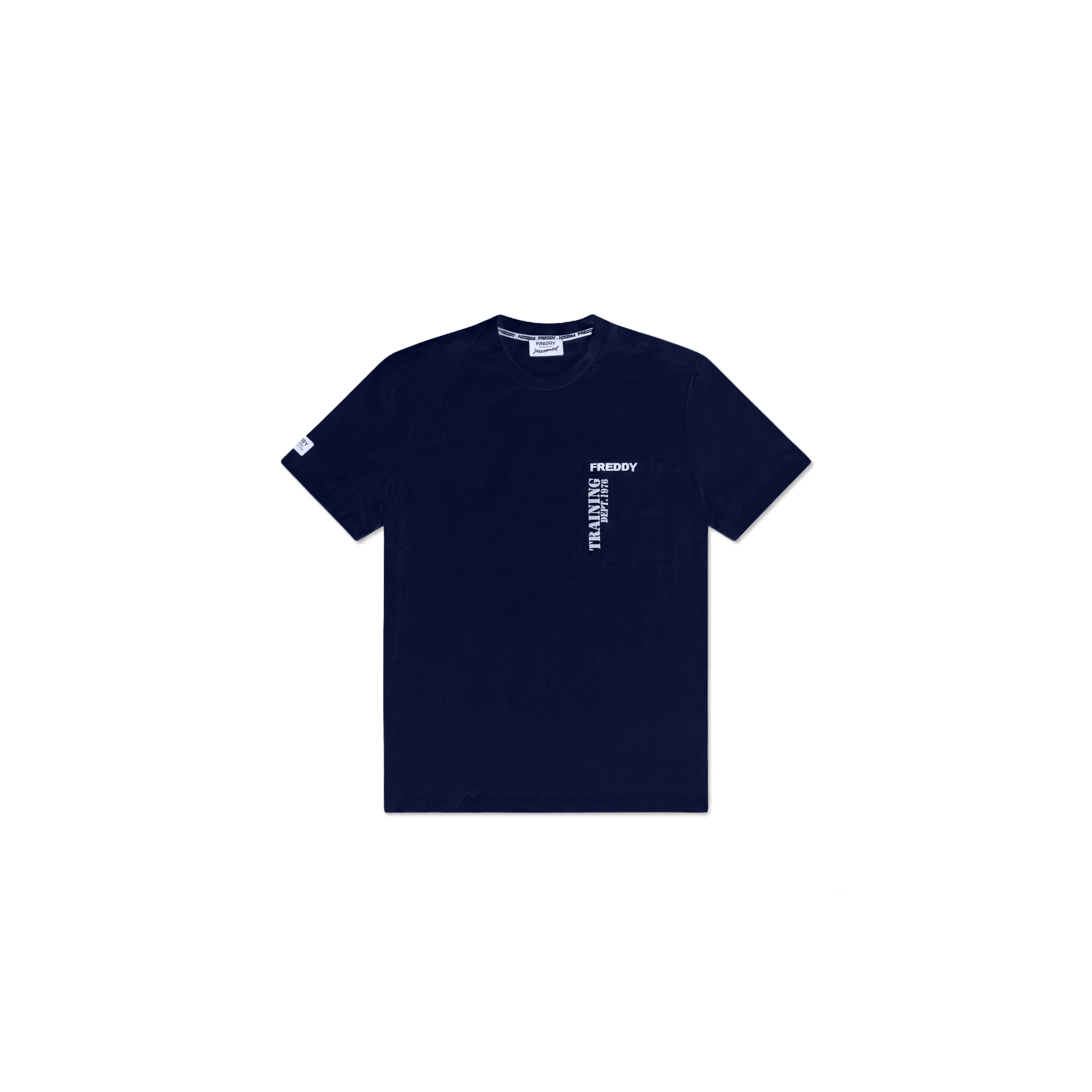 T-shirt da Uomo in Cotone con Grafica in Rilievo
