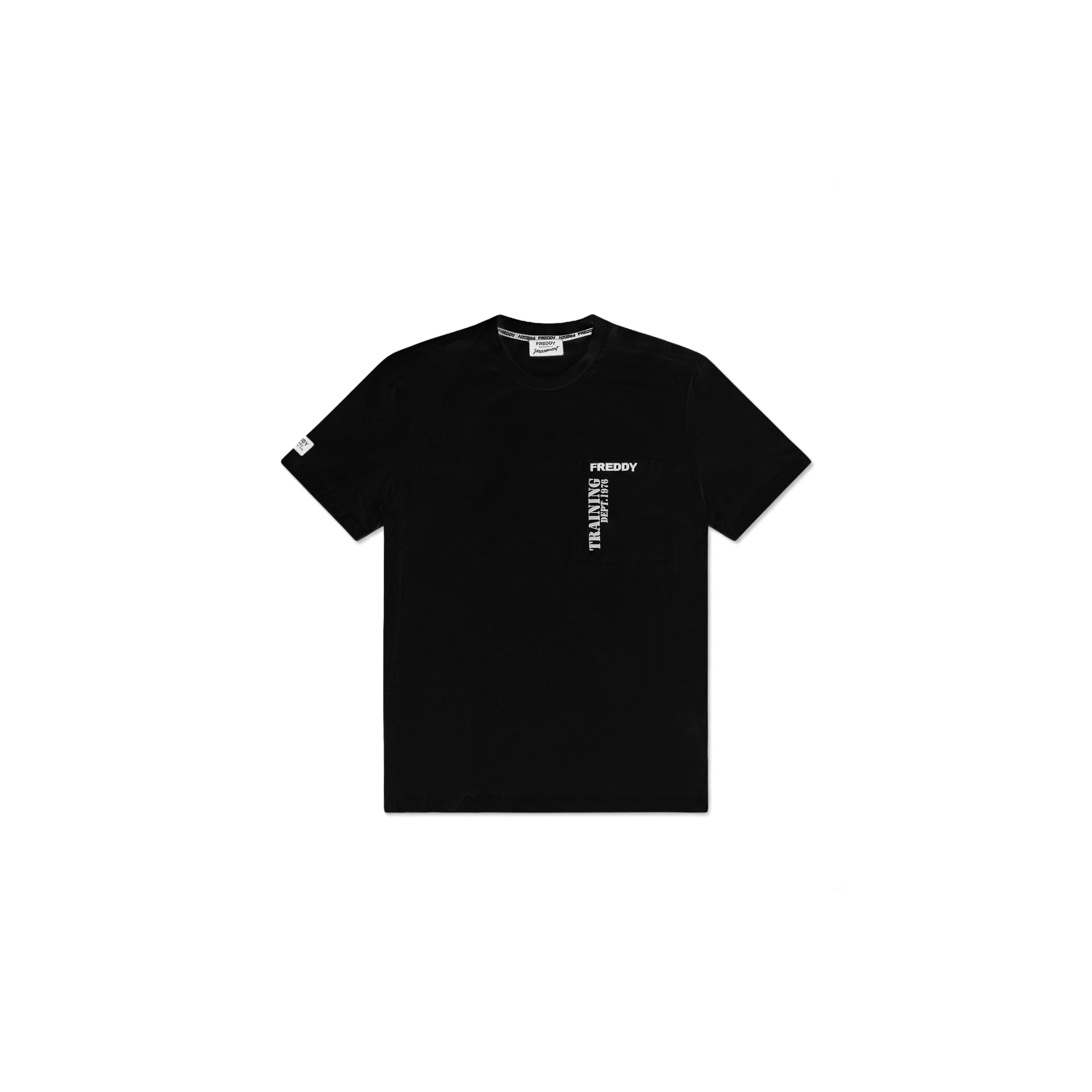 T-shirt da Uomo in Cotone con Grafica in Rilievo