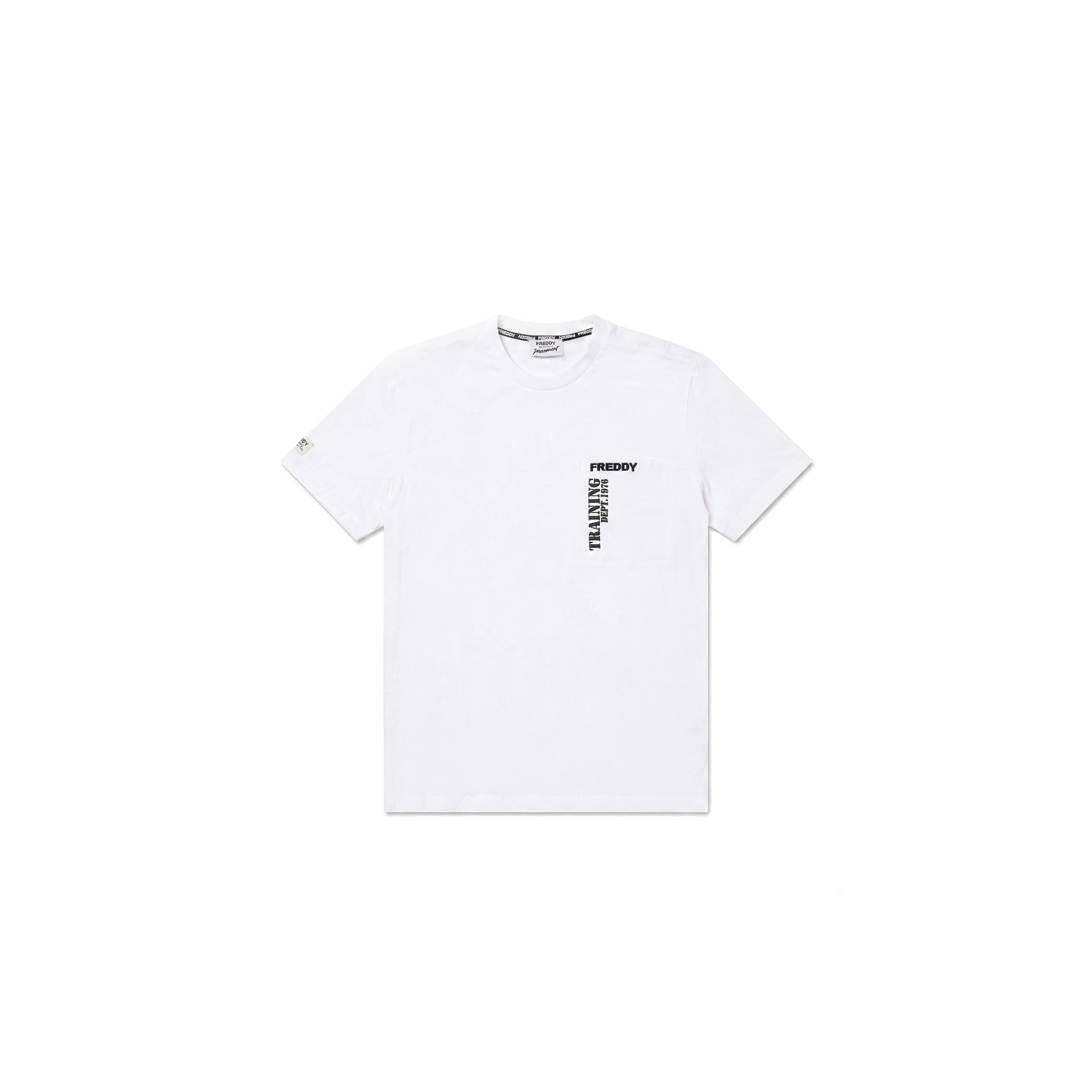 T-shirt da Uomo in Cotone con Grafica in Rilievo