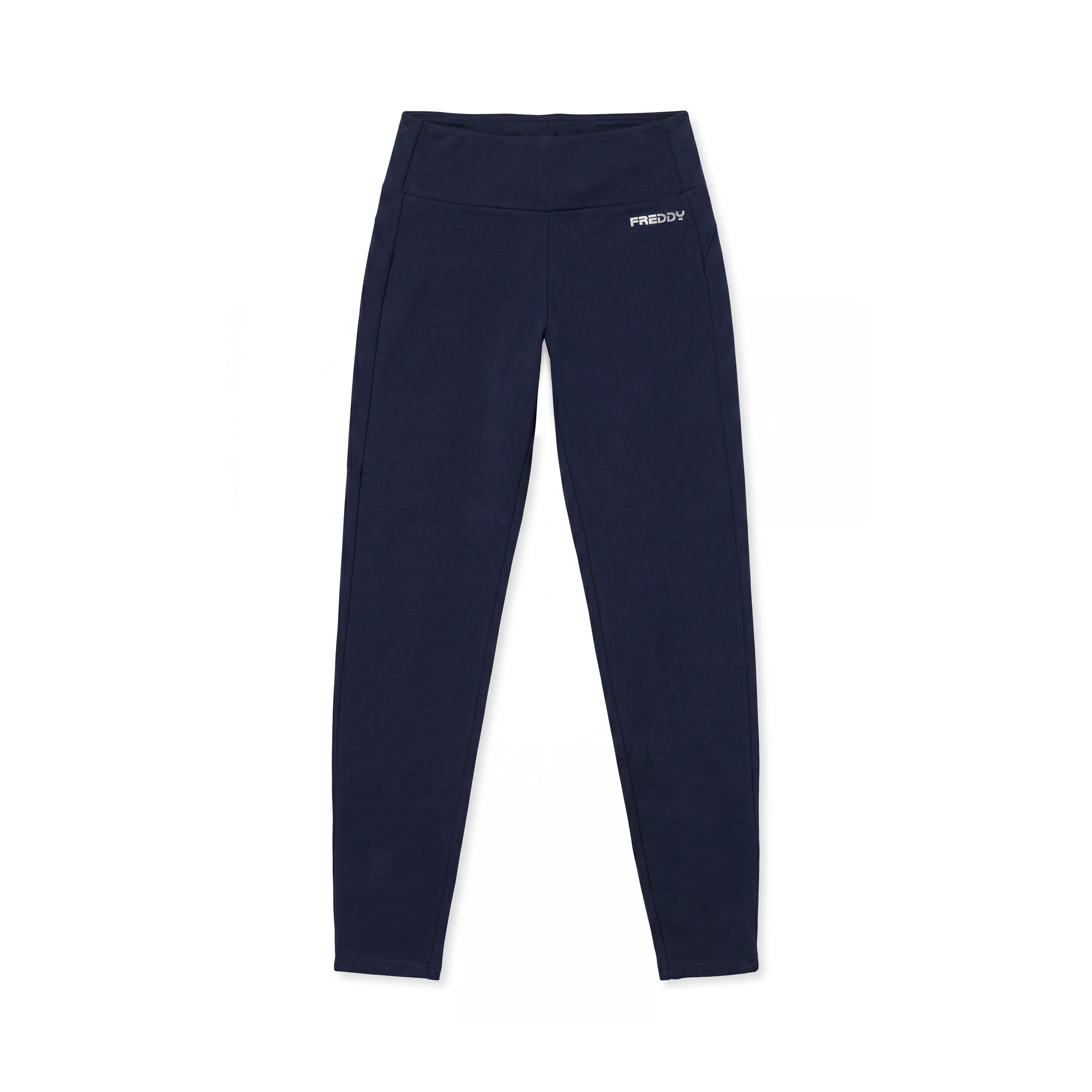 Leggings vita regular "Soft-Touch" in felpa elasticizzata