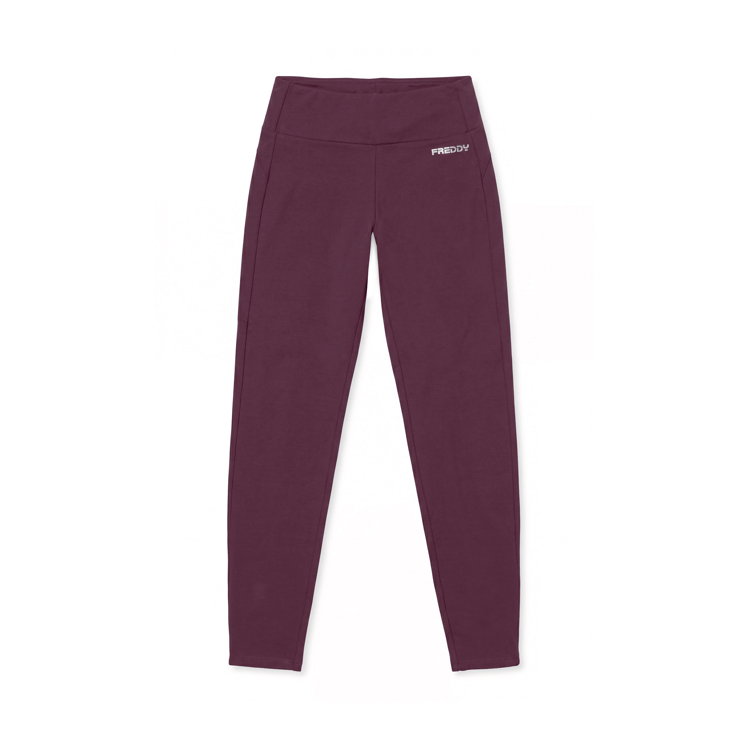 Leggings vita regular "Soft-Touch" in felpa elasticizzata