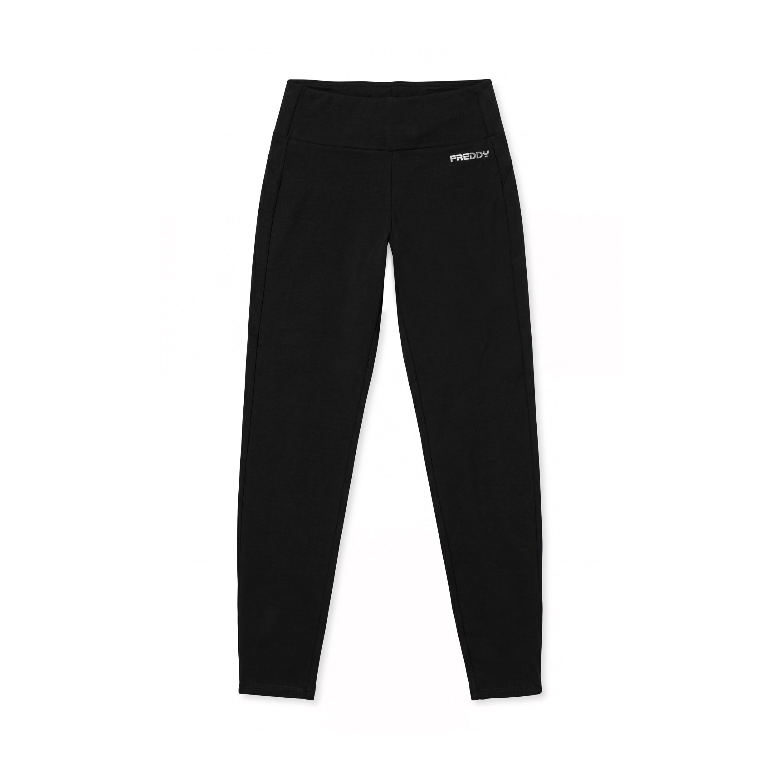 Leggings vita regular "Soft-Touch" in felpa elasticizzata