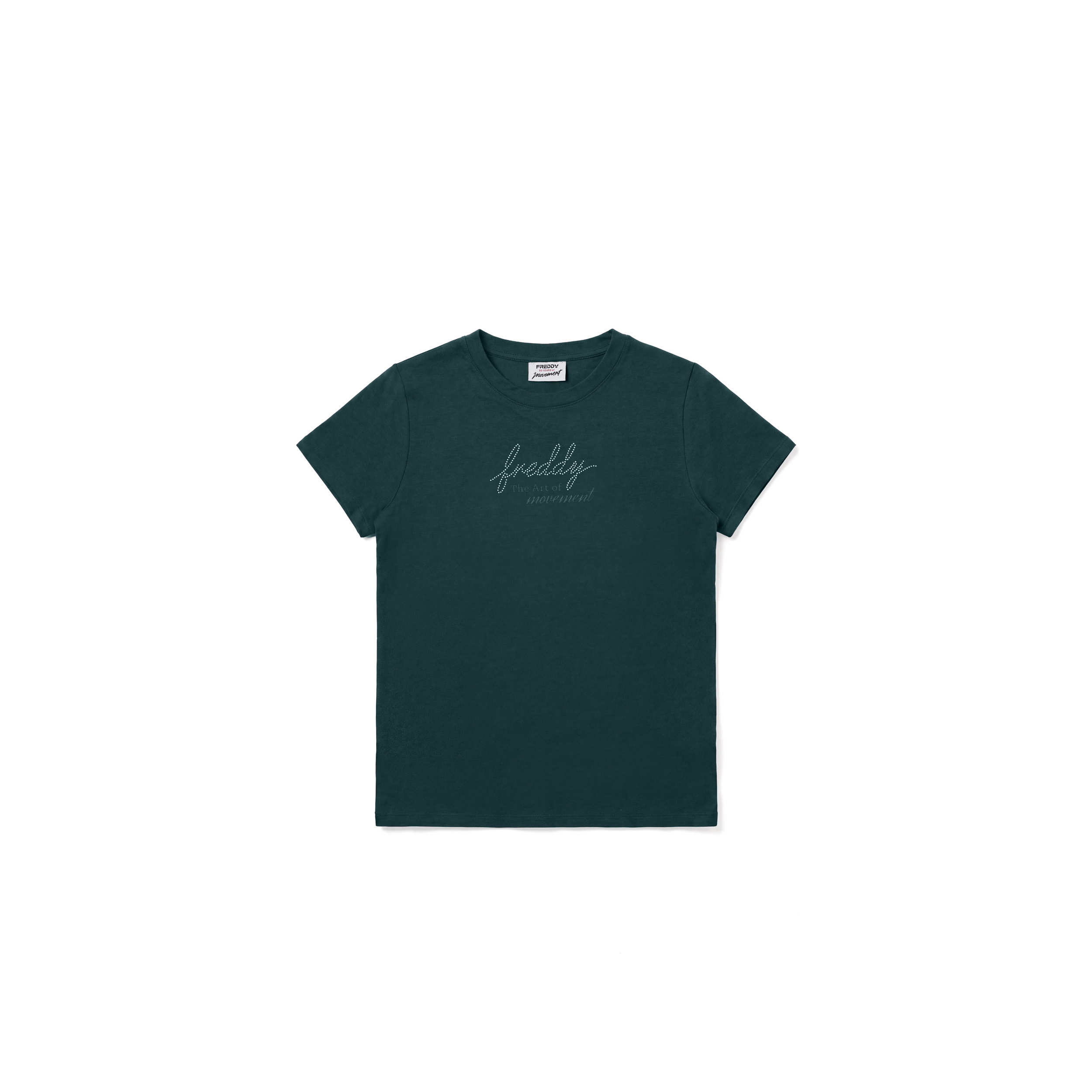 T-shirt regular "The Art of Movement" con perline