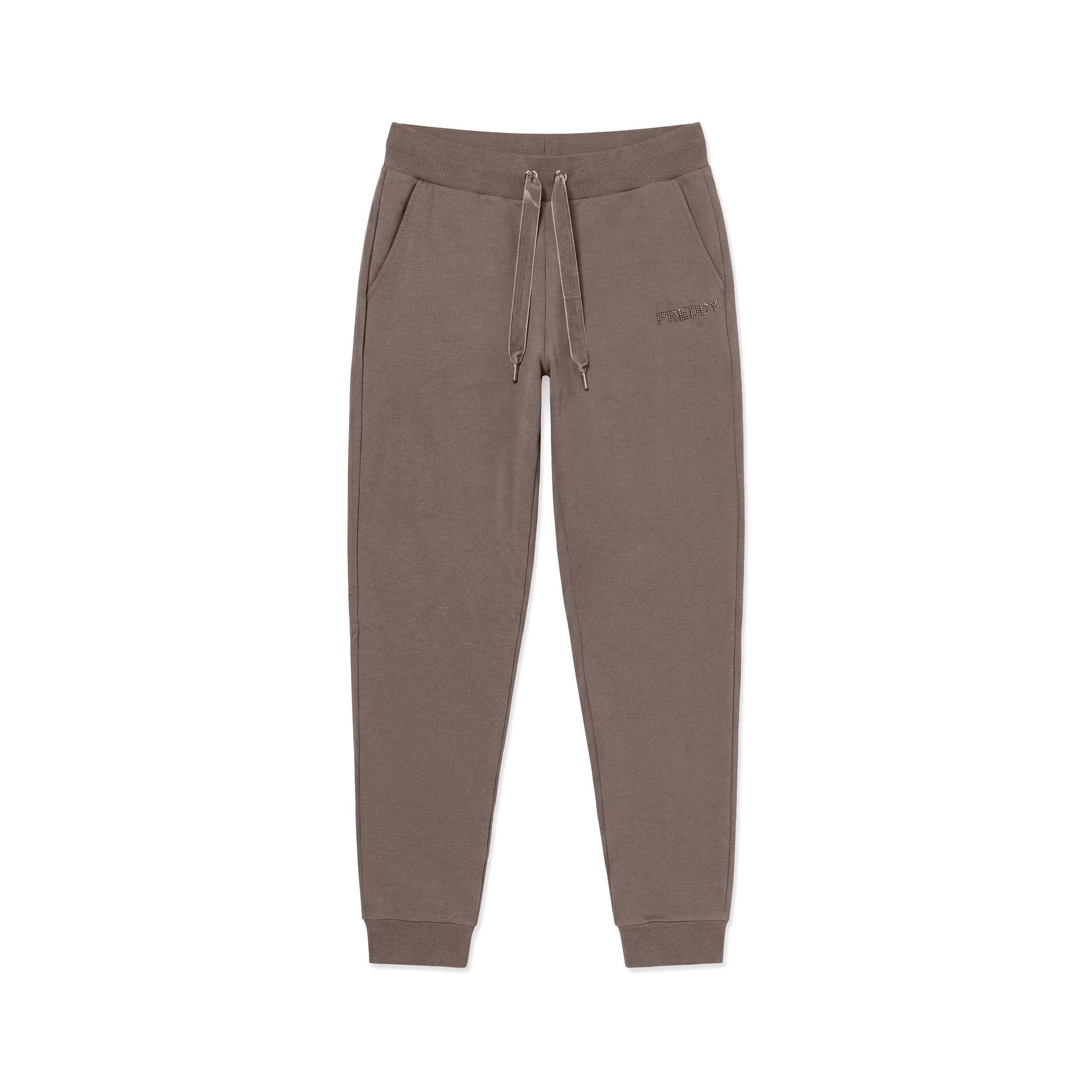 Pantaloni Sportivi Regular con Polsino da Donna