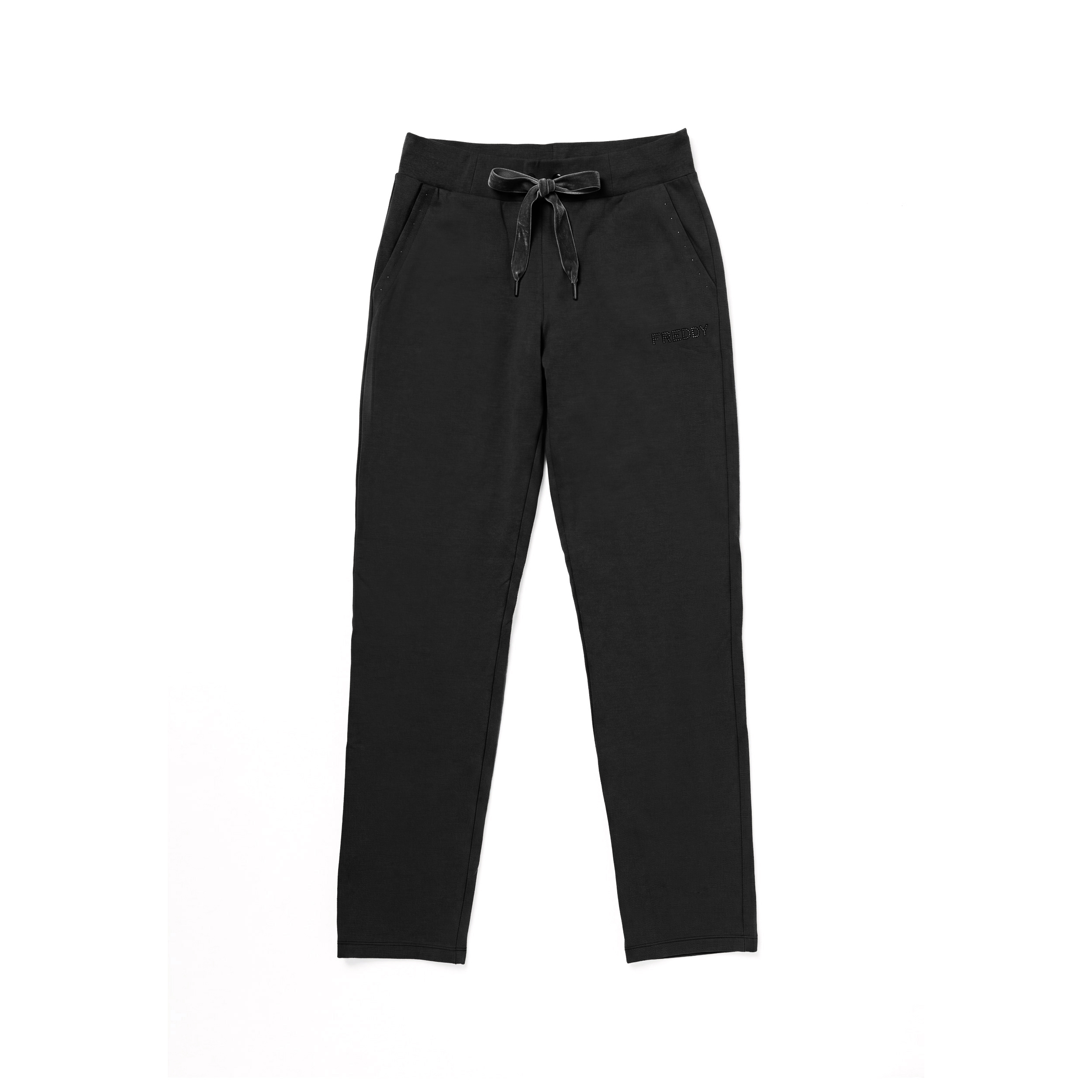 Pantaloni Sportivi da Donna, Borchie su Tasche e Logo