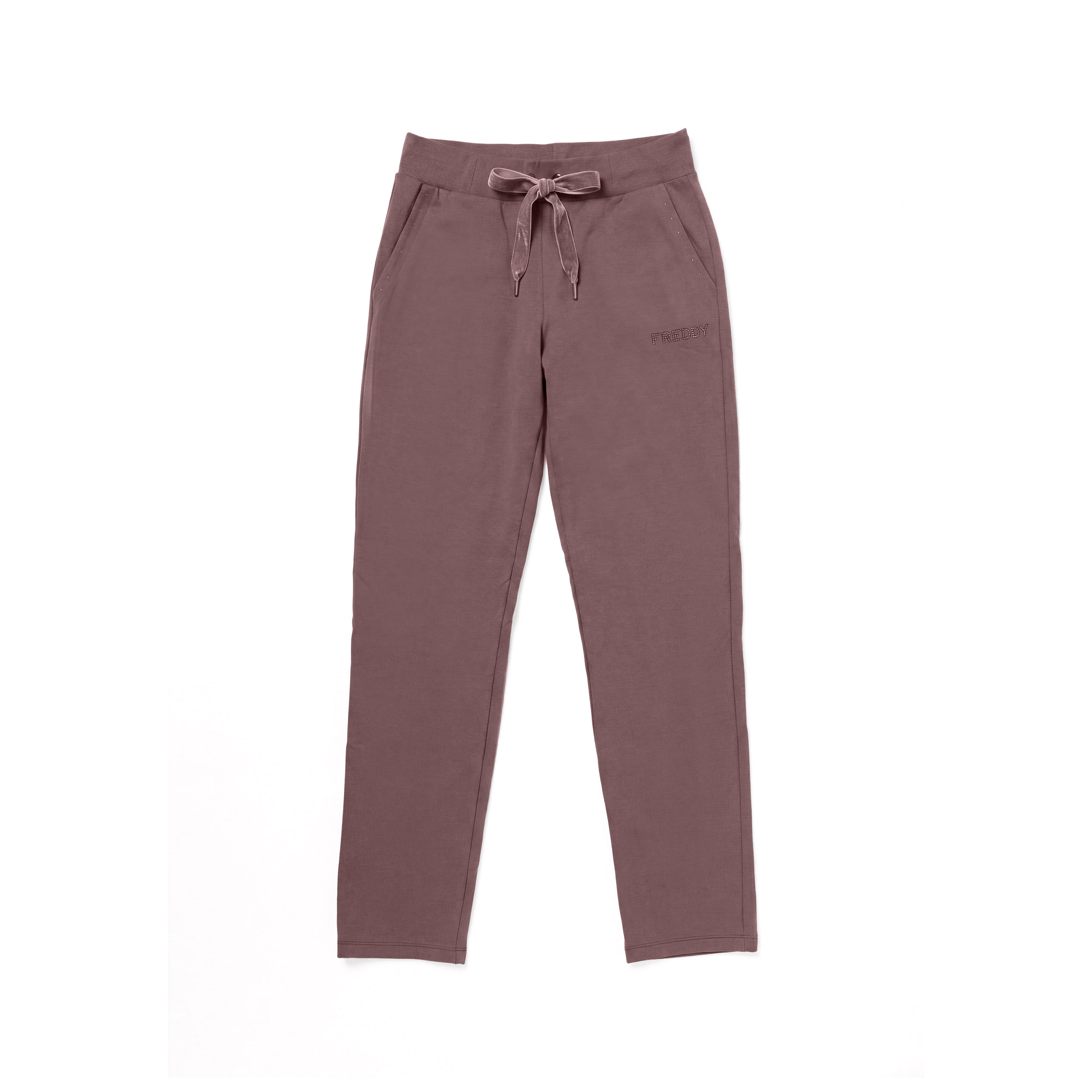 Pantaloni Sportivi da Donna, Borchie su Tasche e Logo
