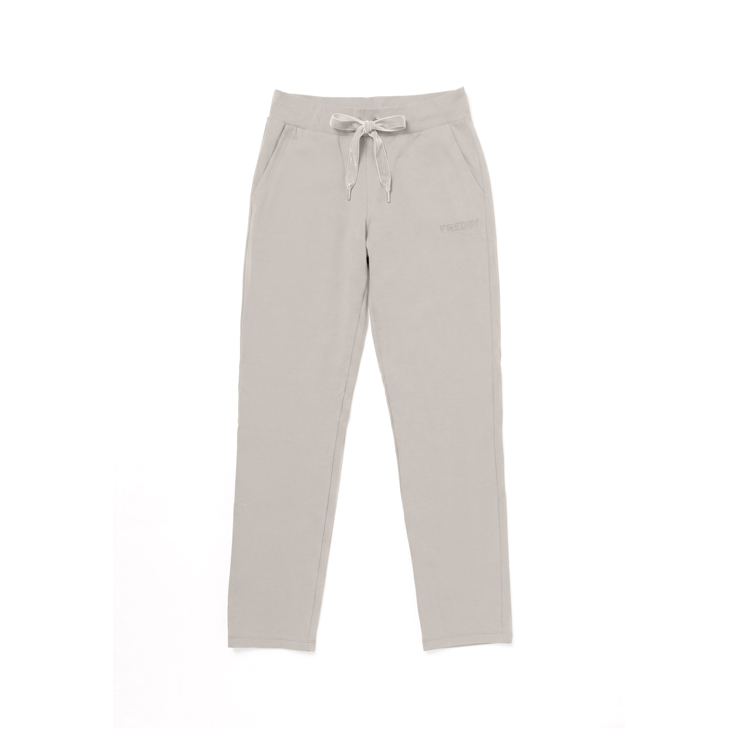 Pantaloni Sportivi da Donna, Borchie su Tasche e Logo