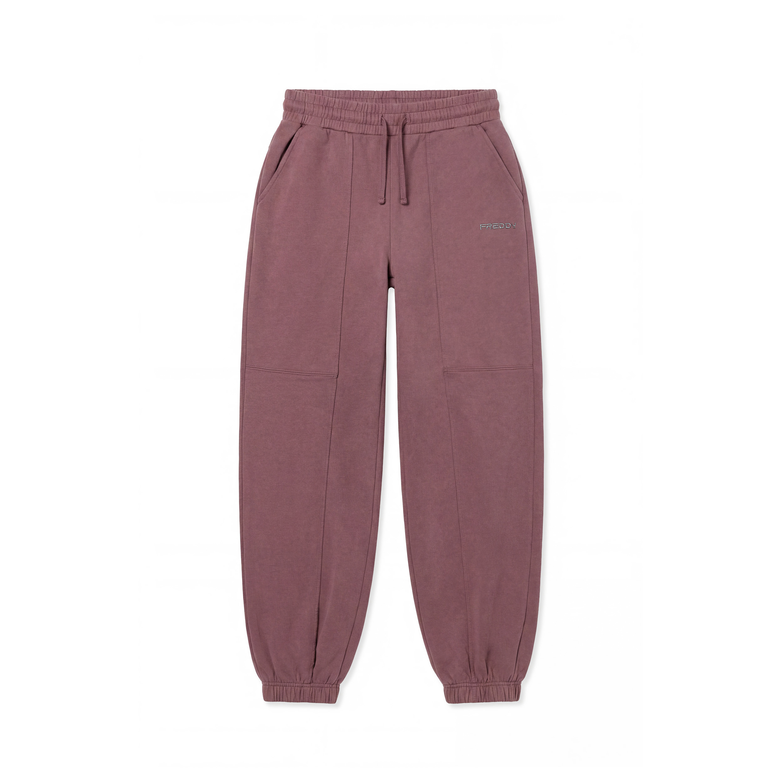 Pantaloni Donna Balloon Fit in Felpa Delavé