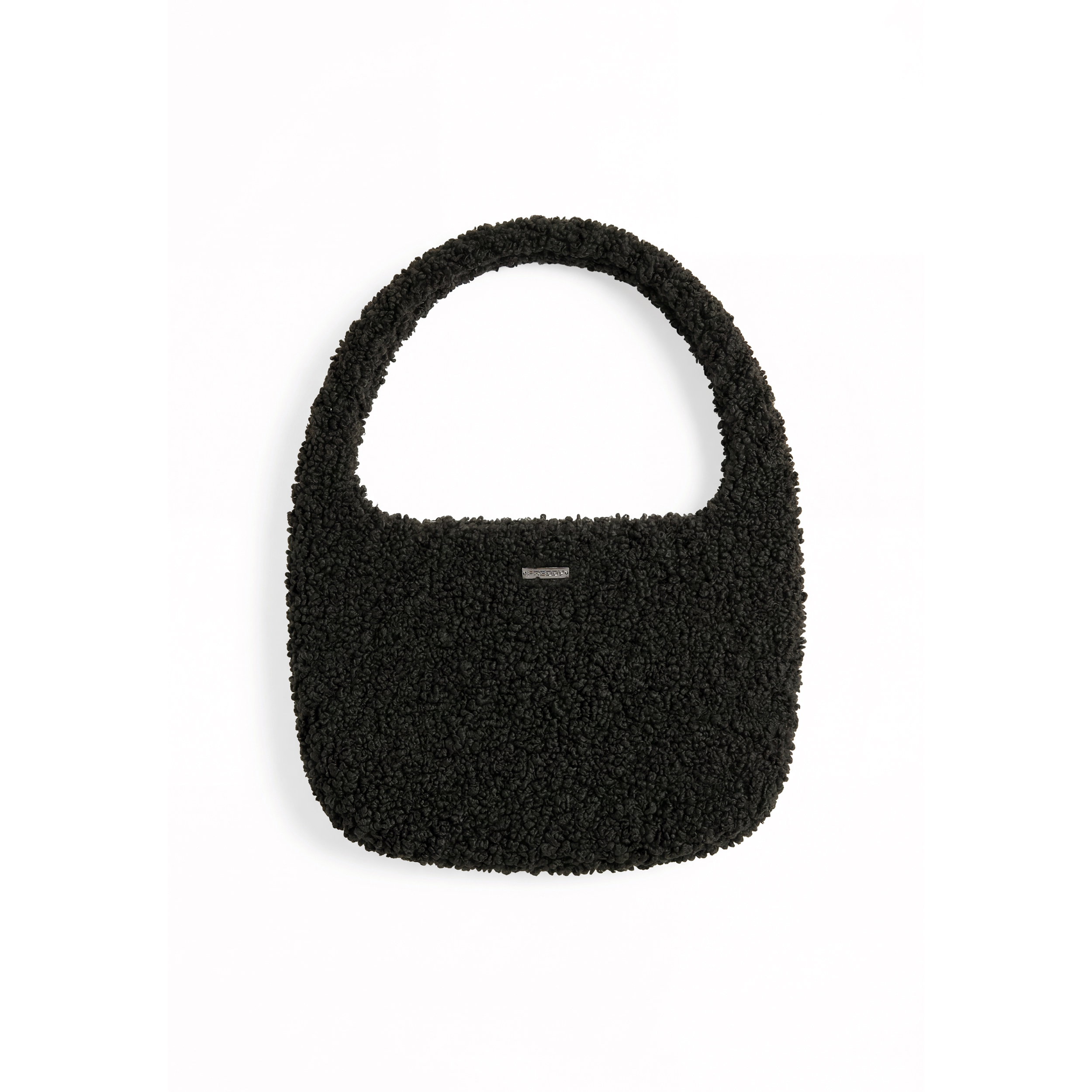 Borsa a Spalla in Pelliccia Sherpa da Donna