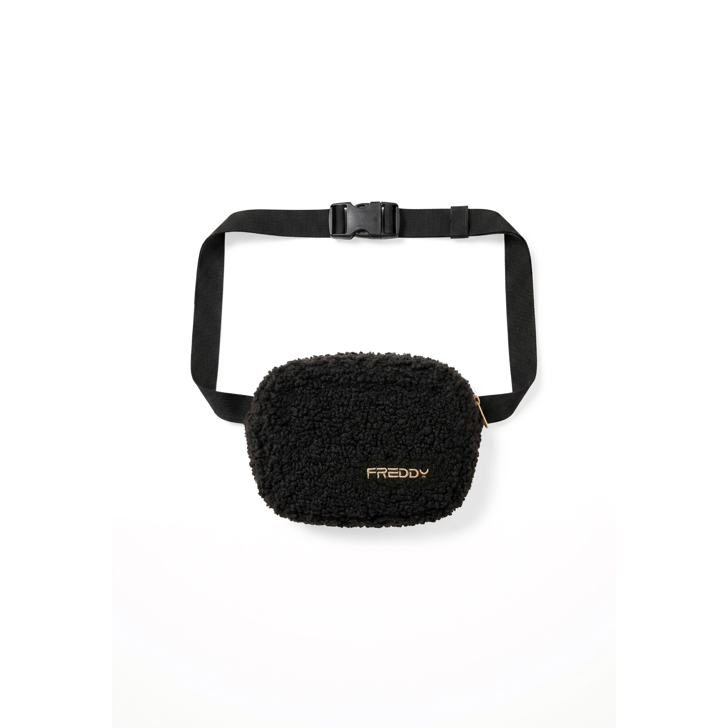 Borsa a Tracolla in Pelliccia Sherpa da Donna