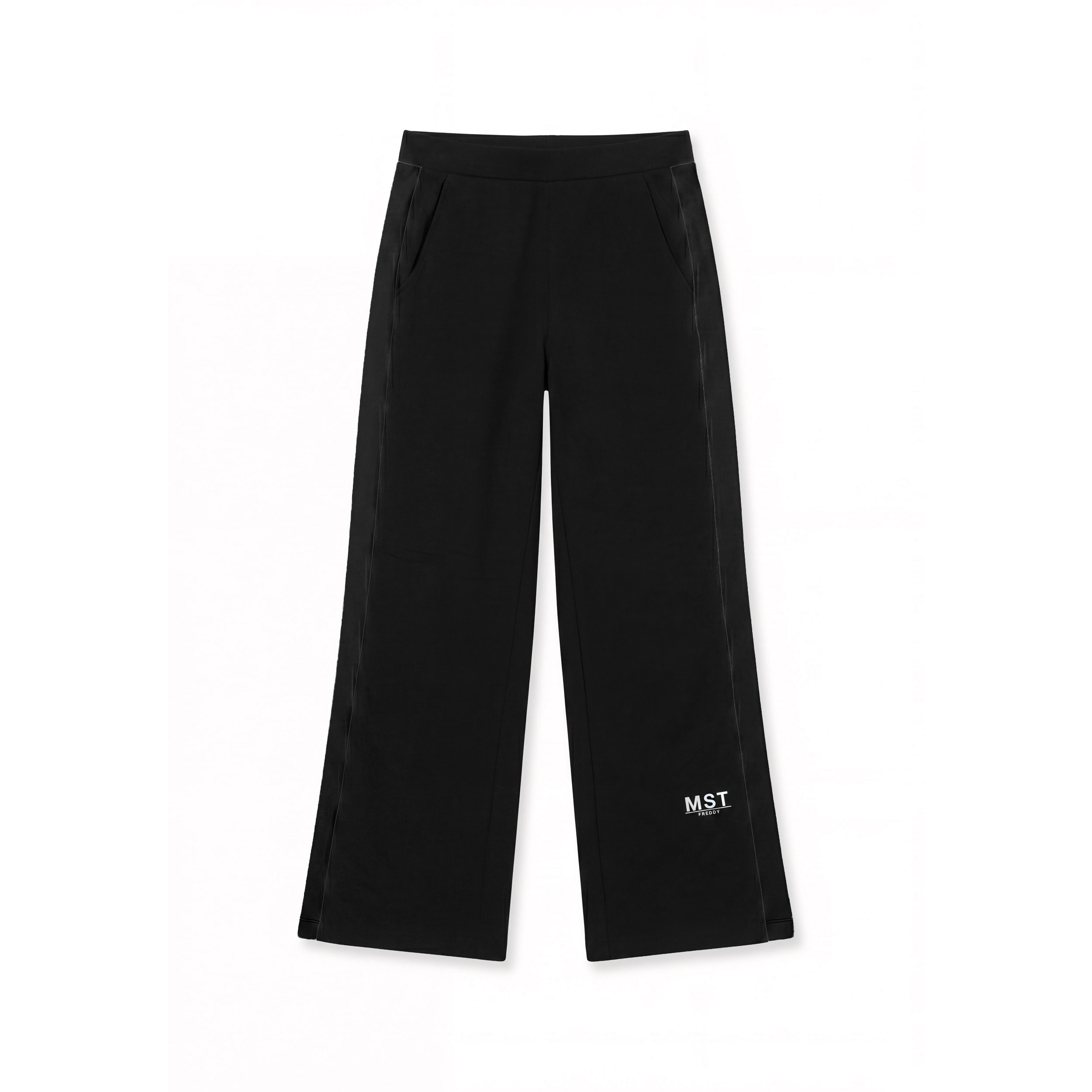 Pantaloni sportivi donna wide leg in felpa