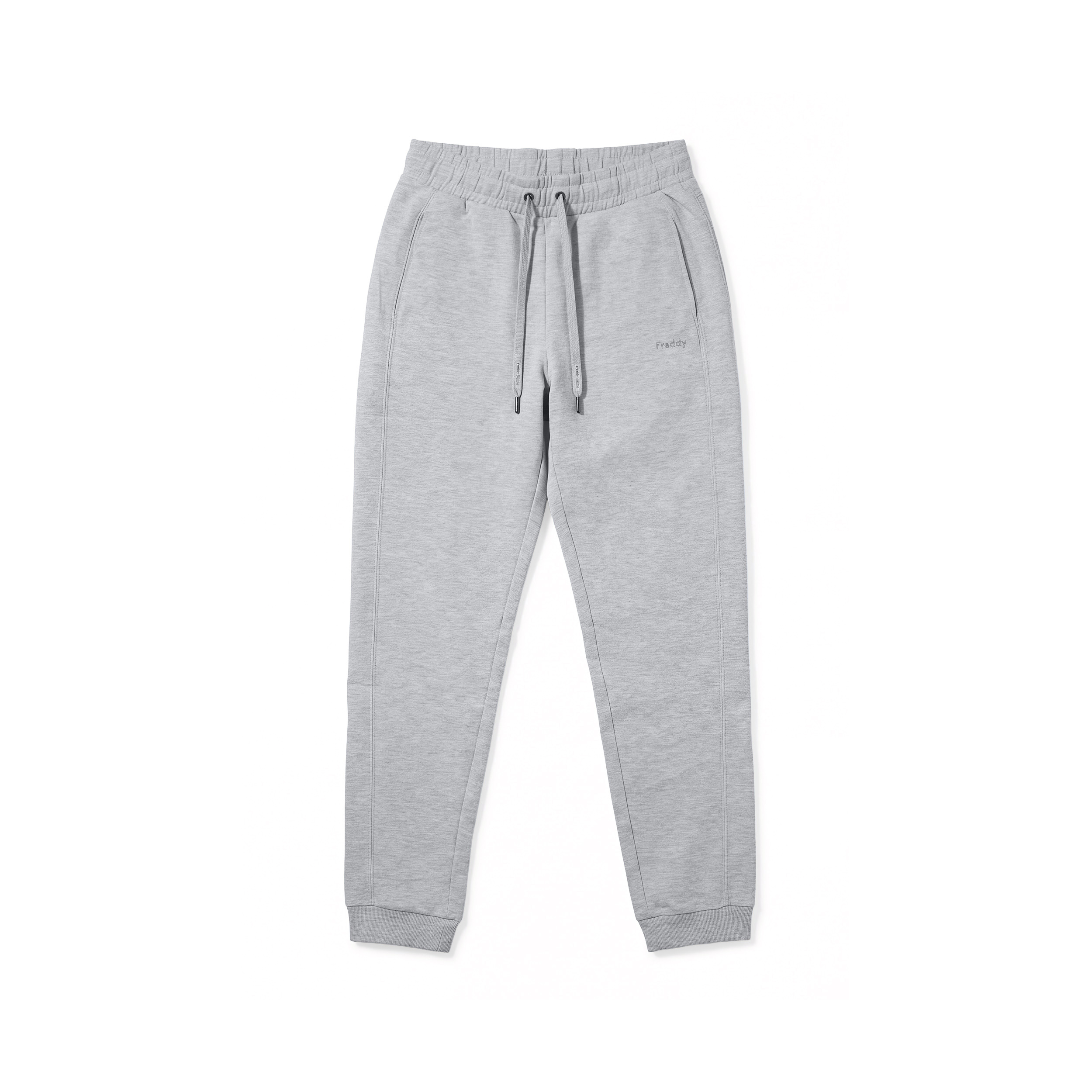 Pantaloni jogger mélange donna regular fit fondo a polsino