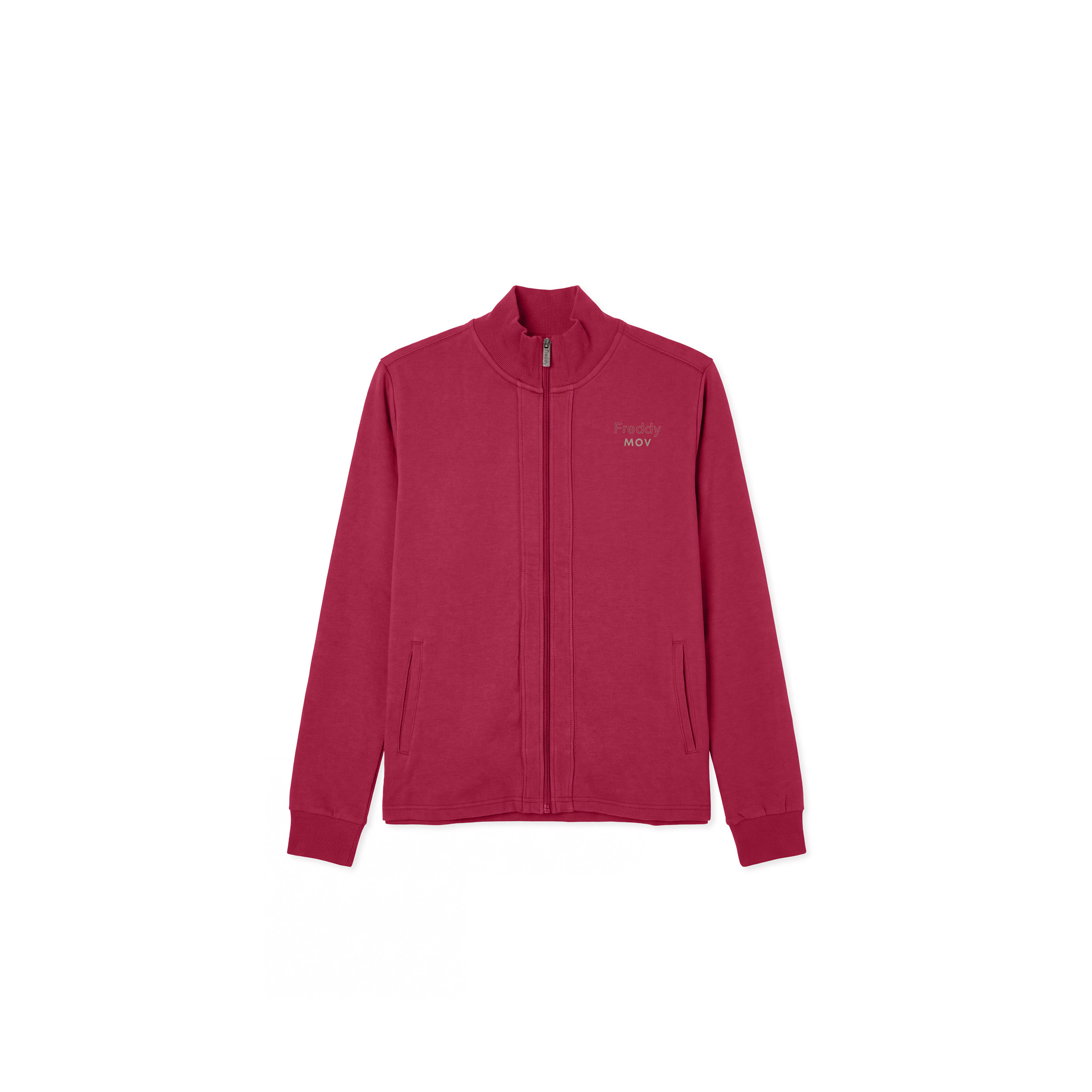 Felpa comfort da donna full-zip a collo alto Freddy