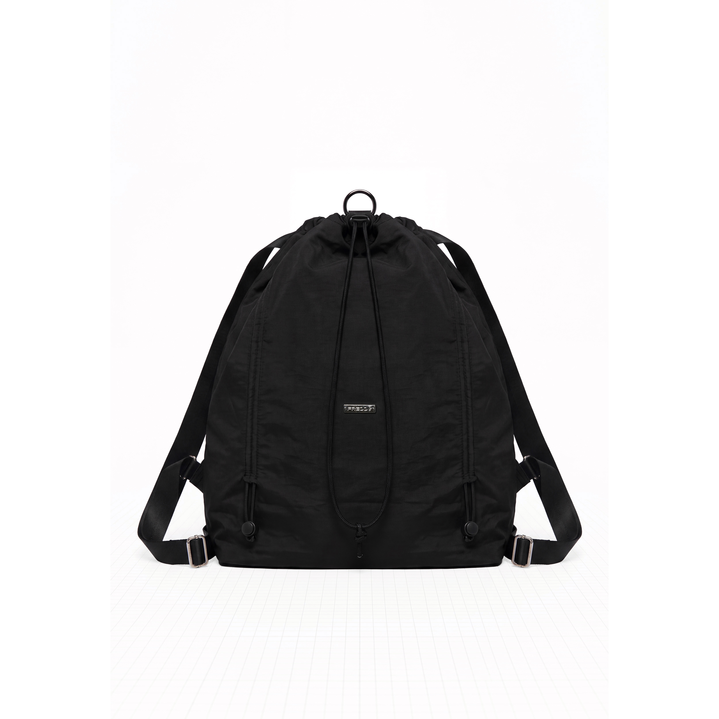 Zaino Morbido in Nylon Stropicciato da Donna