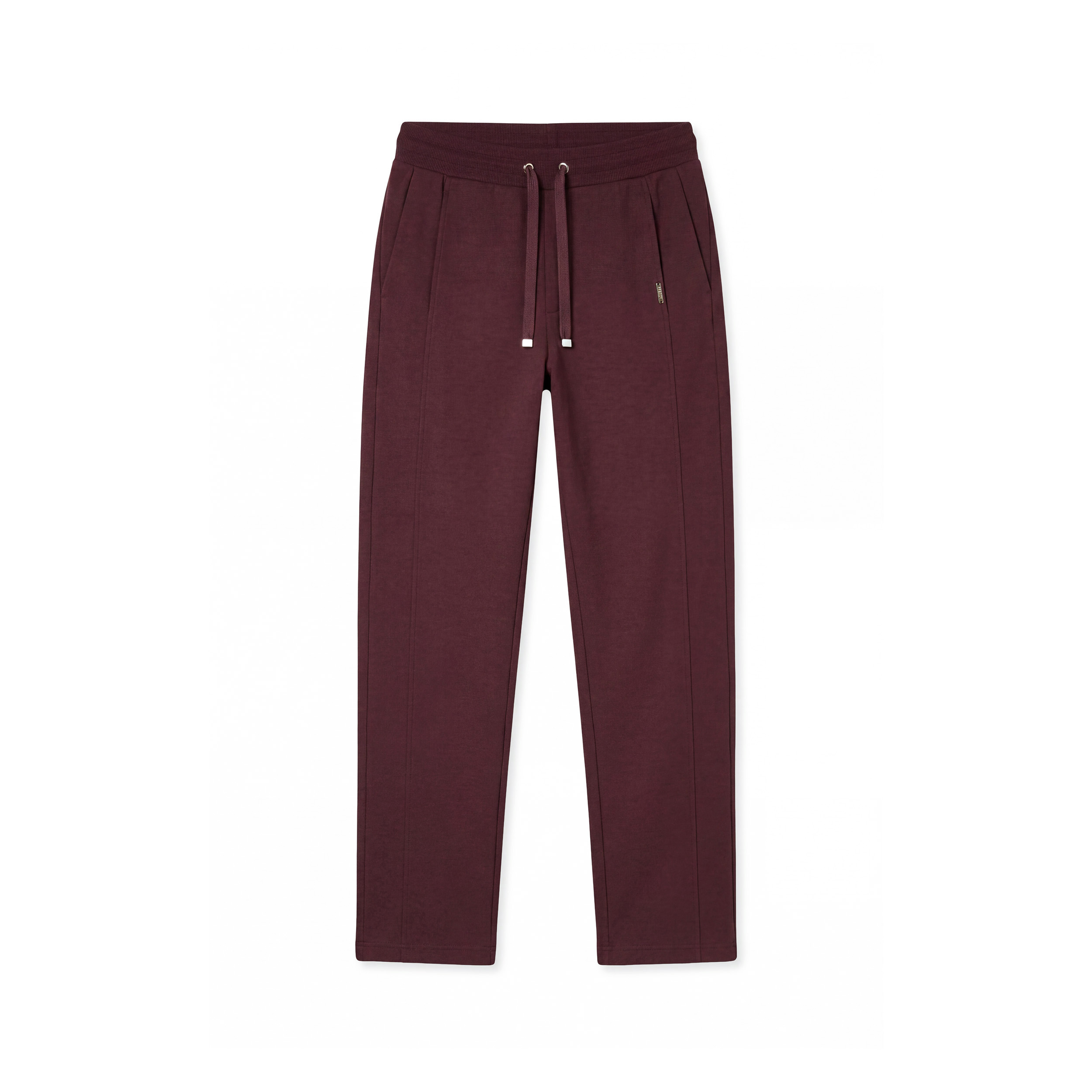 Pantaloni regular in felpa modal con vita in costina