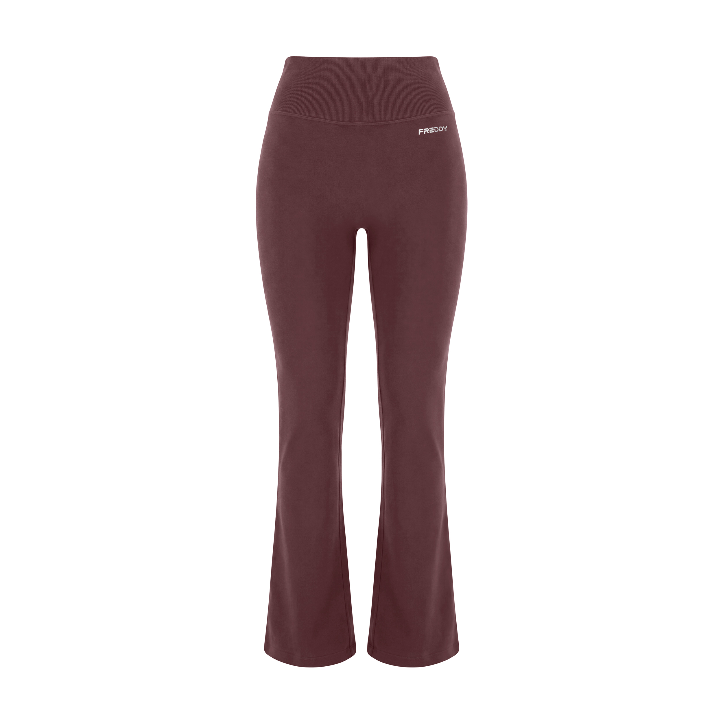 Leggings Flare Vita Altissima, Seamless, Tecnologia No Slide