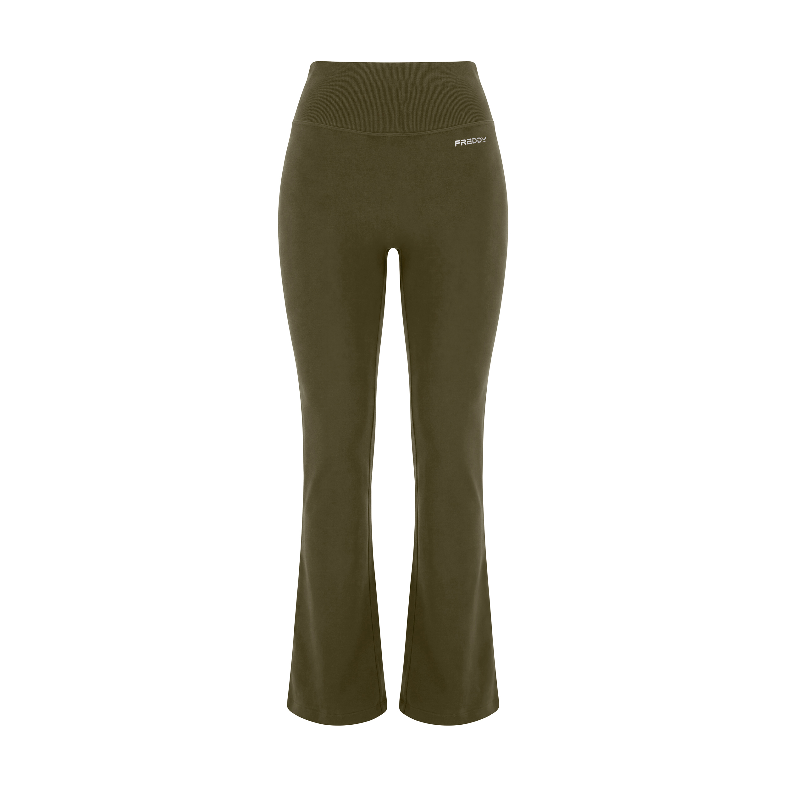 Leggings Flare Vita Altissima, Seamless, Tecnologia No Slide