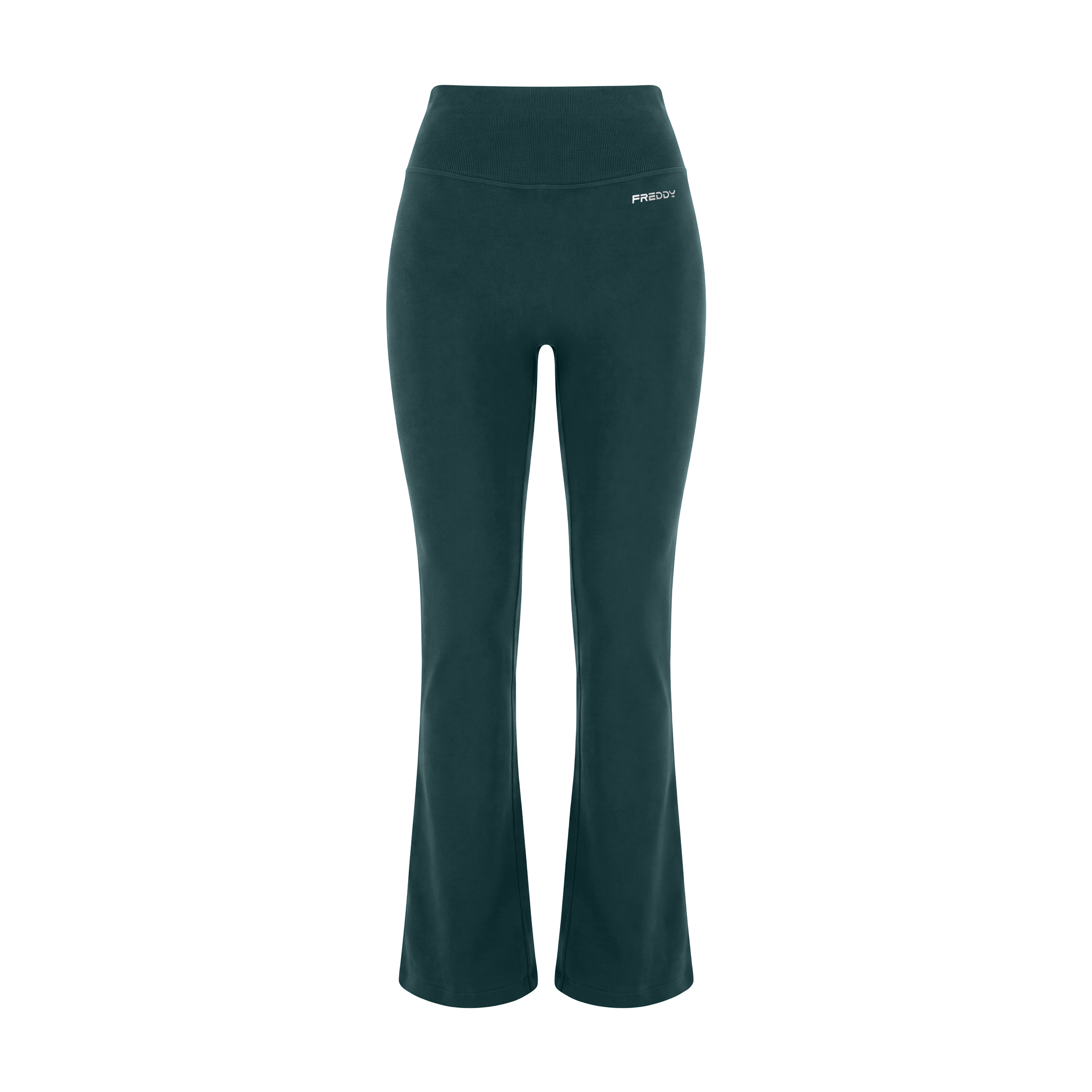 Leggings Flare Vita Altissima, Seamless, Tecnologia No Slide
