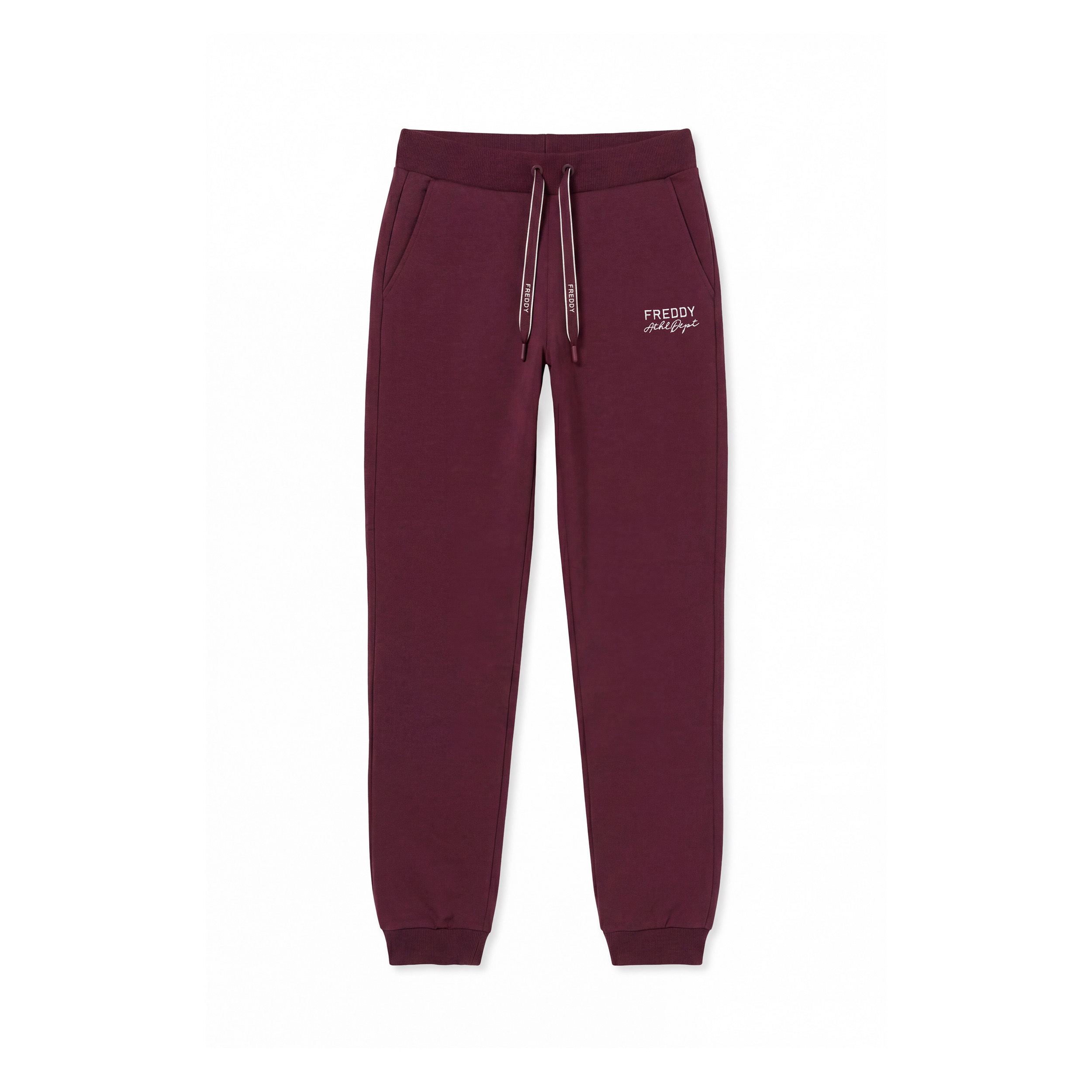 Pantaloni Sportivi Donna in Felpa, Regular Fit con Polsino