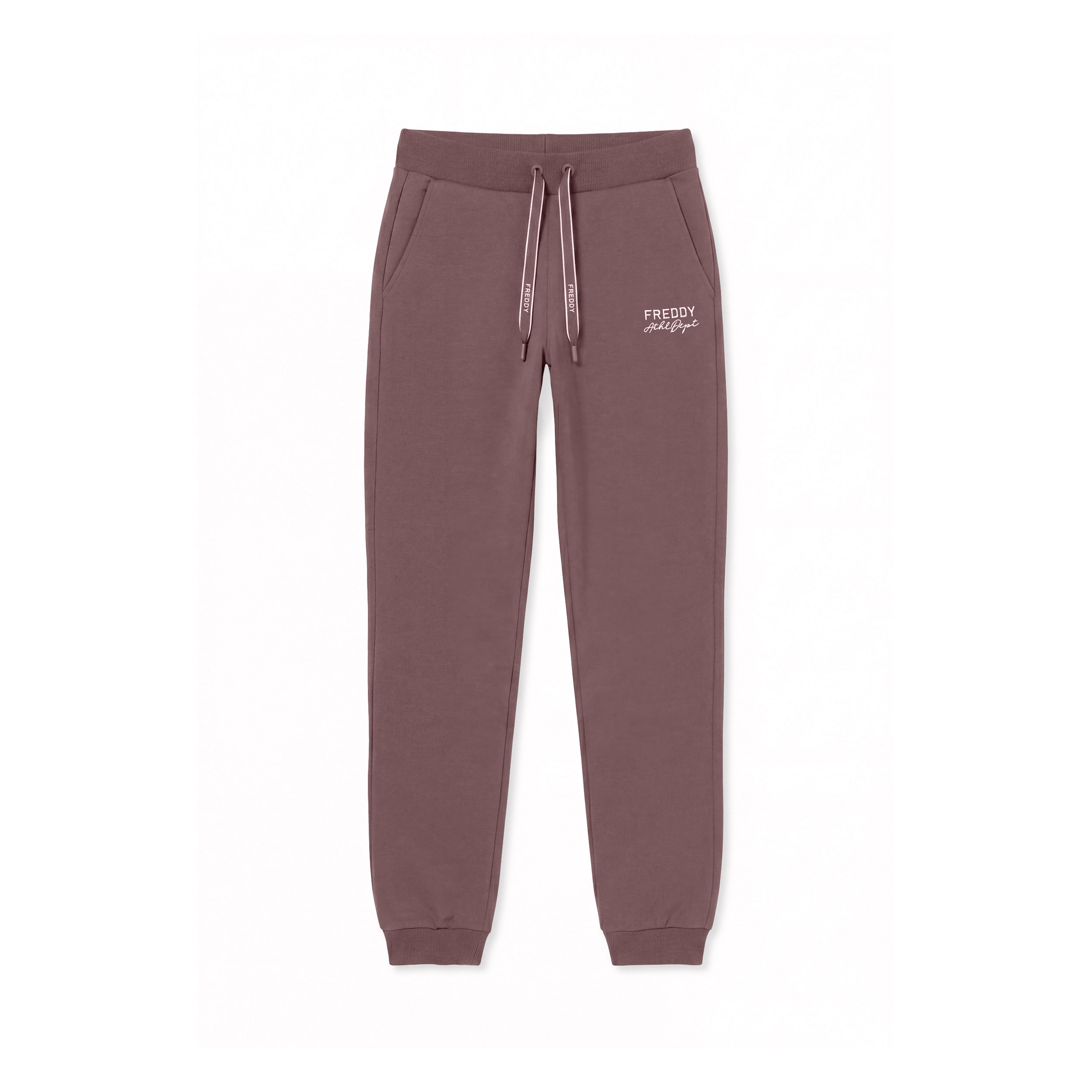 Pantaloni Sportivi Donna in Felpa, Regular Fit con Polsino