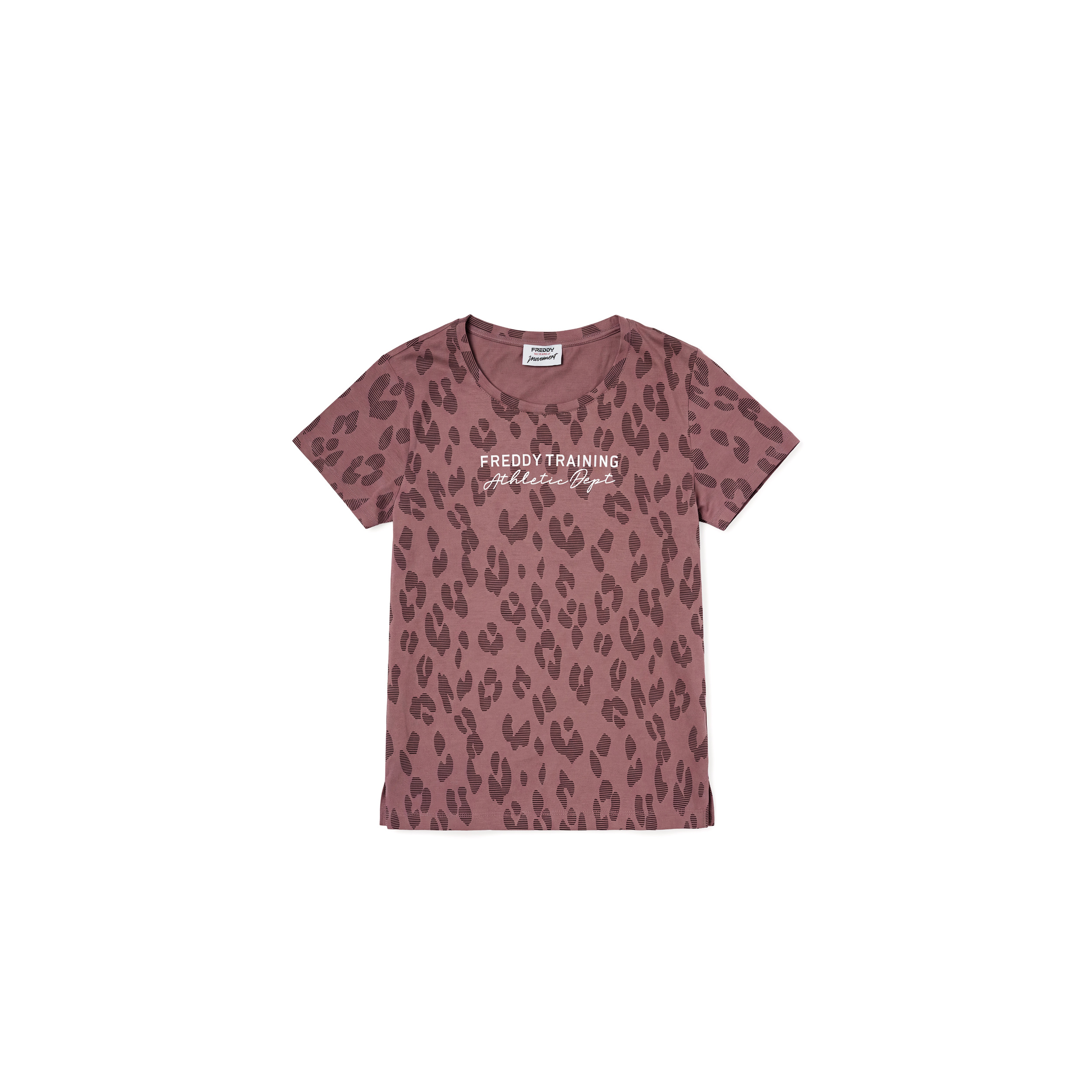 T-shirt Donna Regular Stampa Leopardata