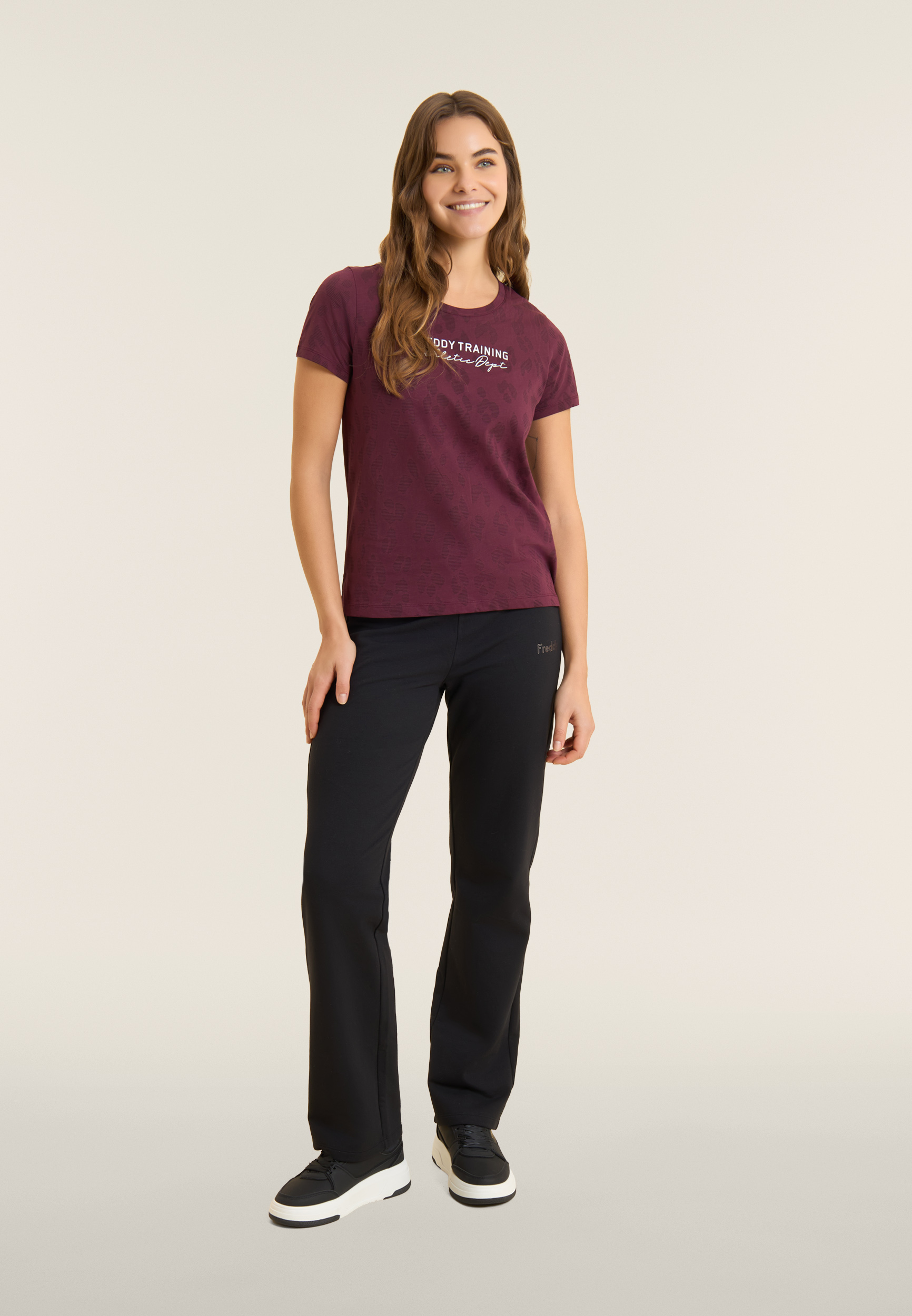 T-shirt Donna Regular Stampa Leopardata